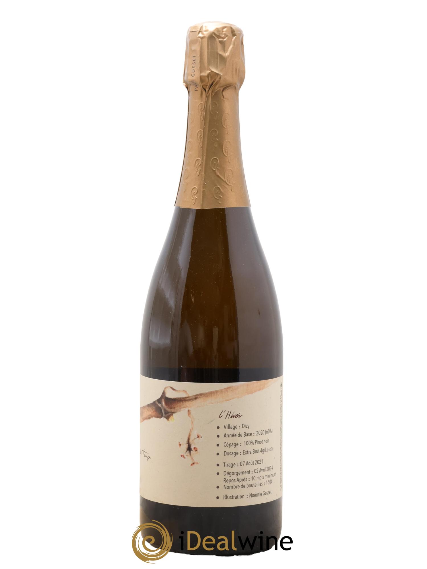 Au Fil des Temps L'Hiver Paul Gosset - Lot of 1 bottle - 1