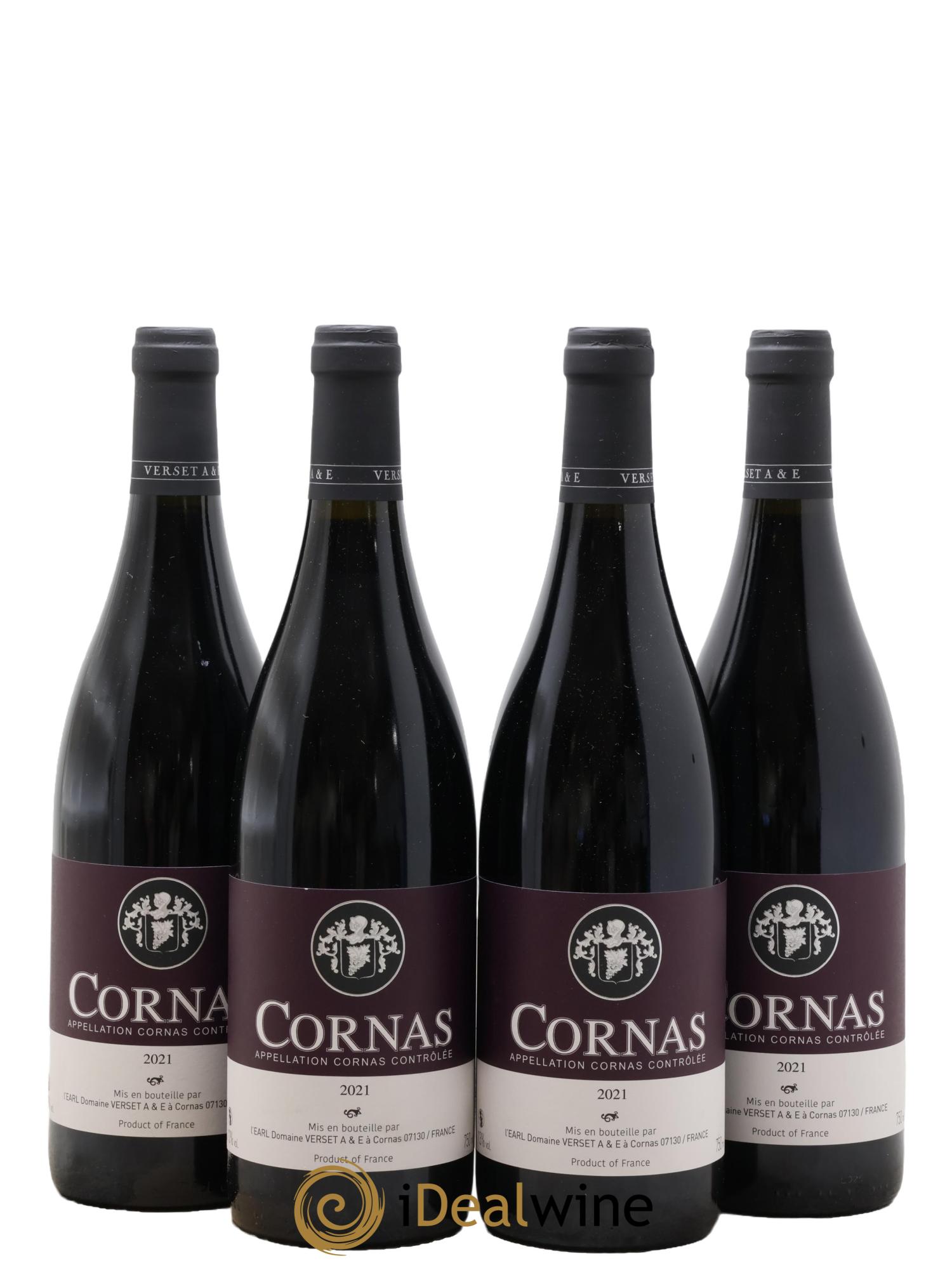 Cornas Alain Verset 2021 - Lotto di 4 bottiglie - 0