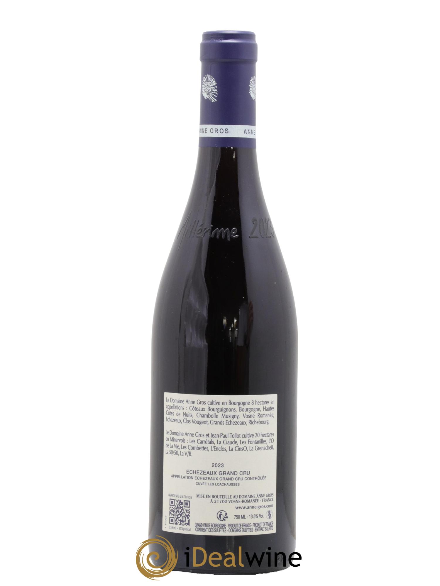 Echezeaux Grand Cru Les Loachausses Anne Gros 2023 - Lot of 1 bottle - 1
