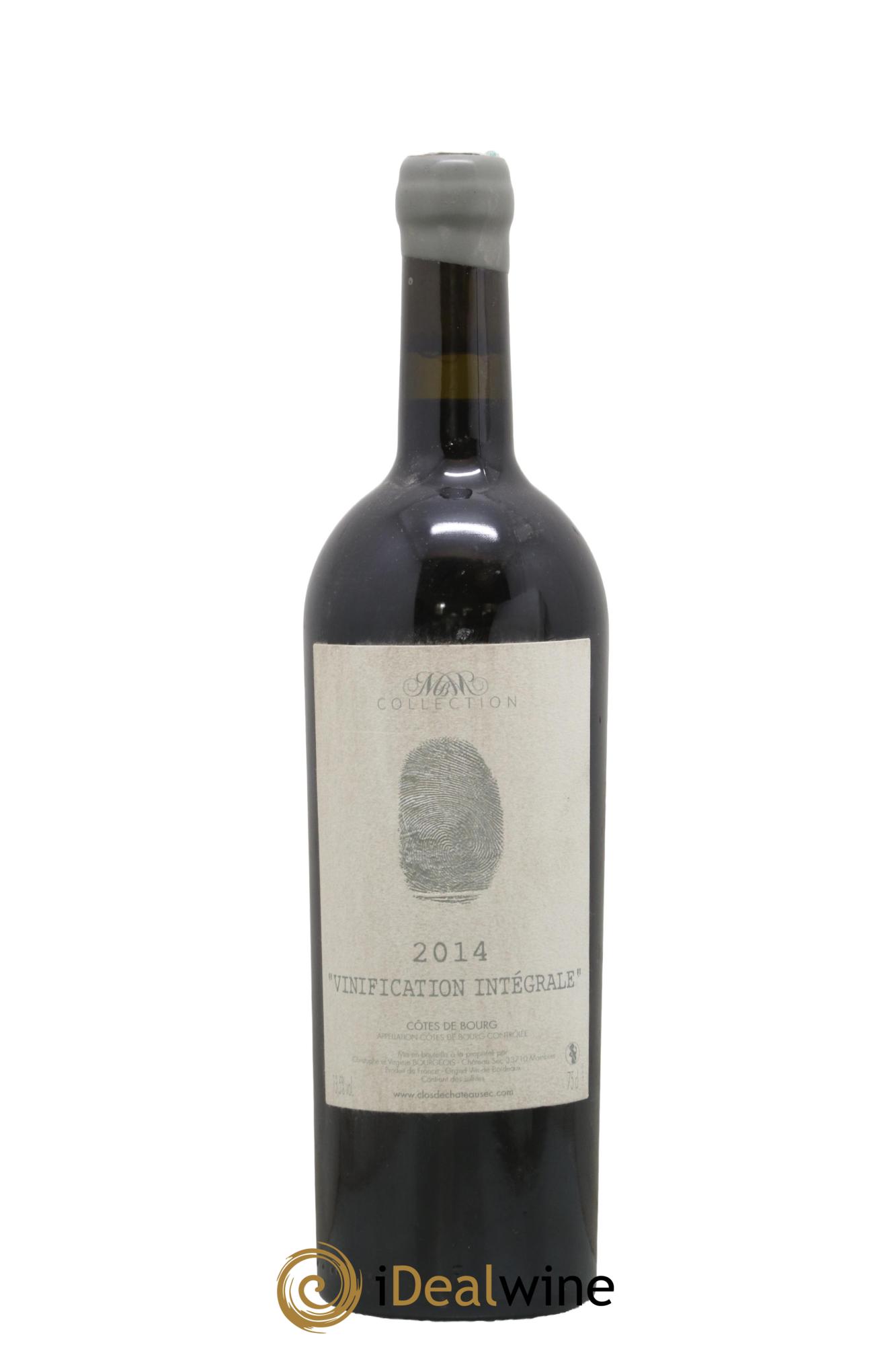 Côtes de Bourg Clos De Château Vinification Intégrale Sec MBM Collection 2014 - Lot of 1 bottle - 0