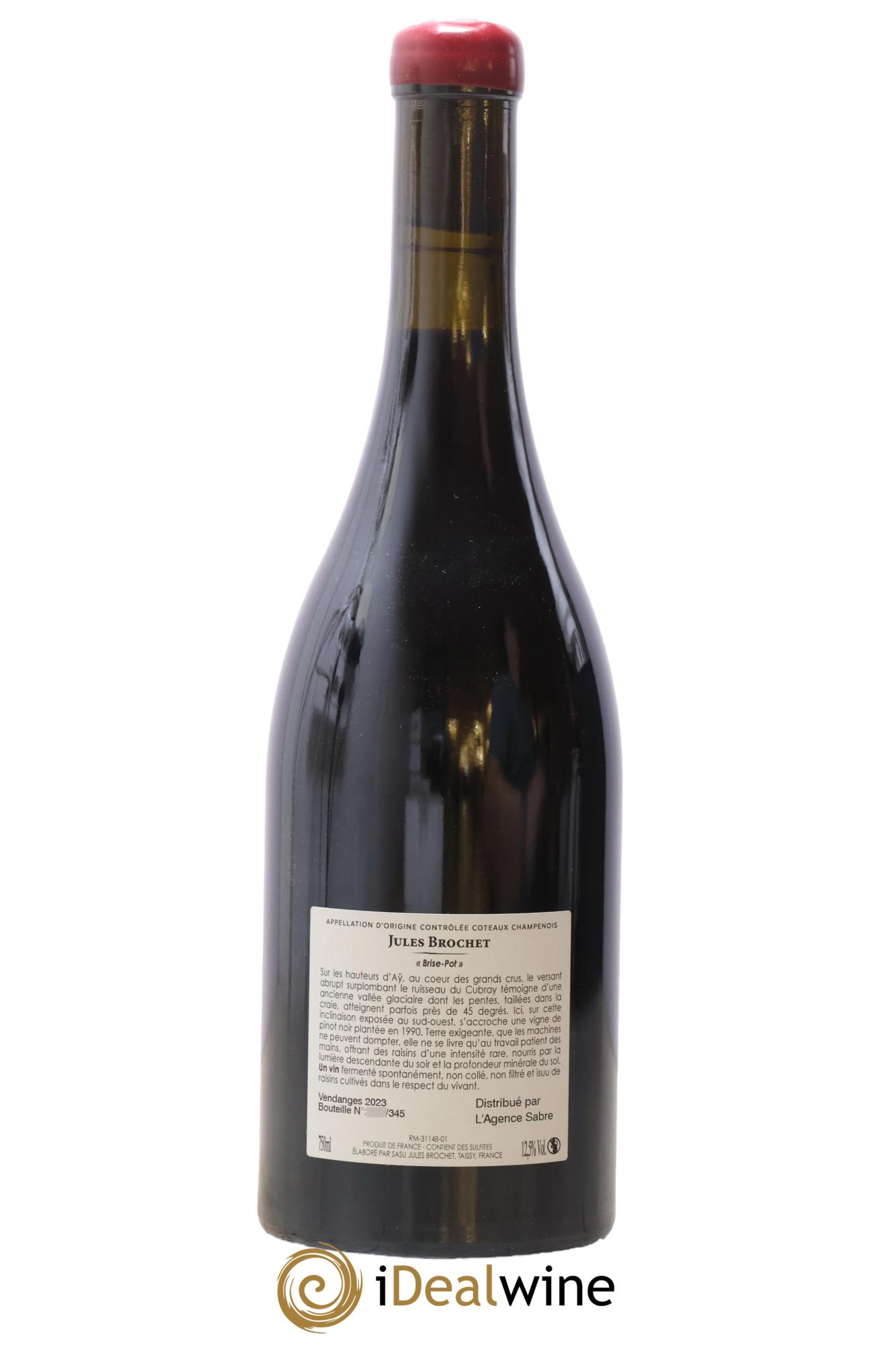 Coteaux Champenois Ay Brise pot Domaine Jules Brochet 2023 - Lot de 1 bouteille - 1
