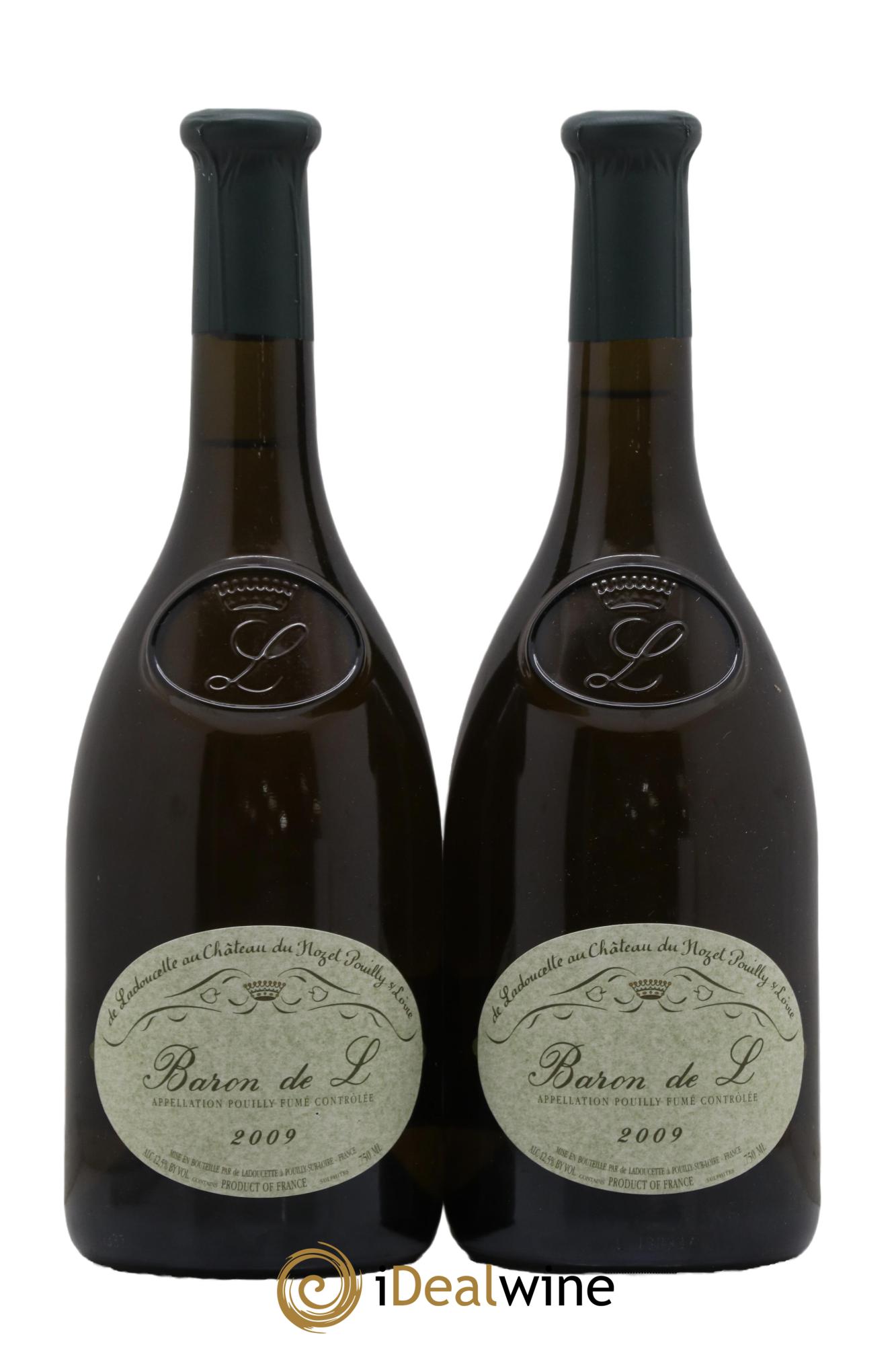 Pouilly-Fumé Baron de L Patrick de Ladoucette 2009 - Lot de 2 bouteilles - 0