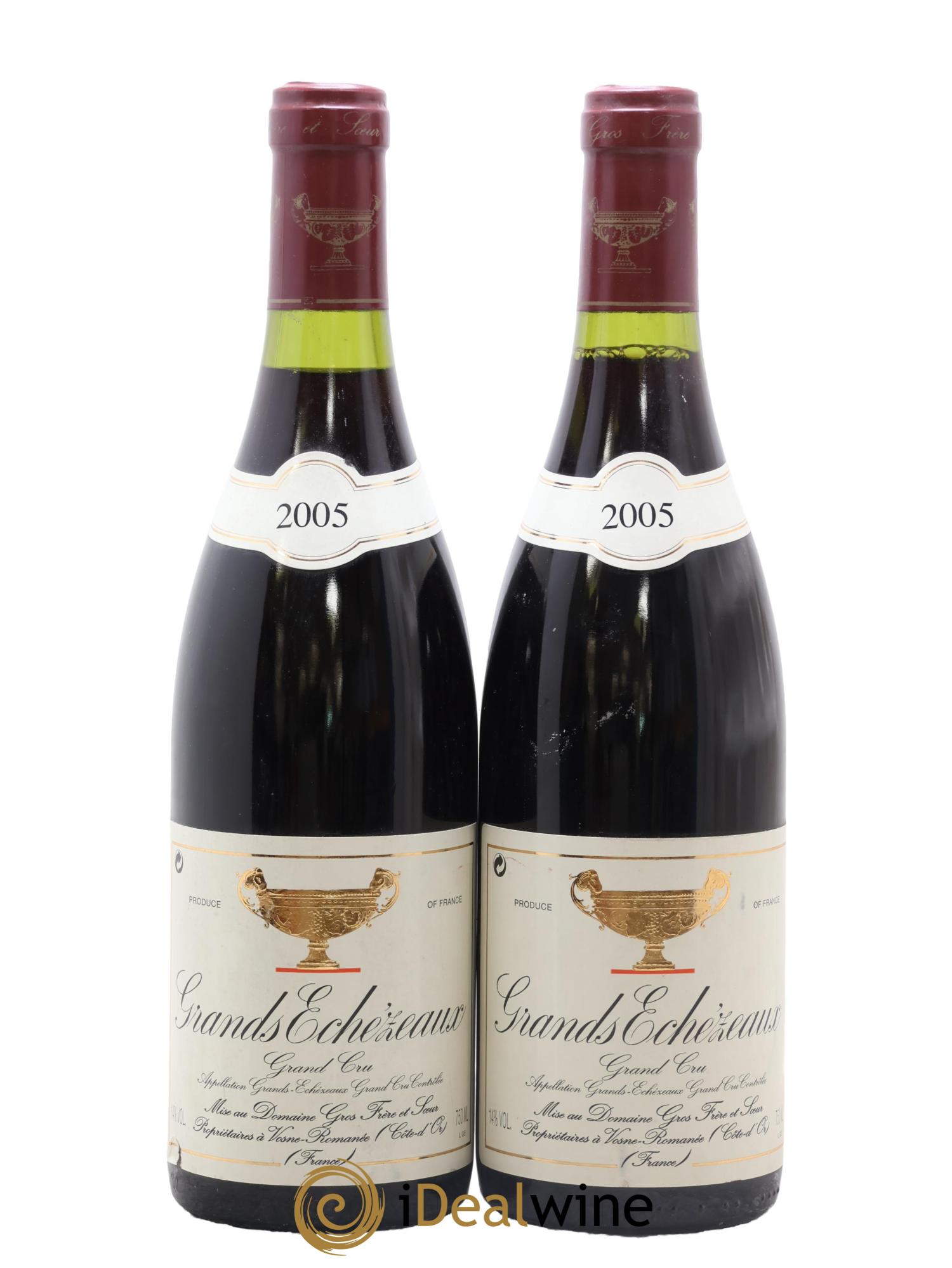 Grands-Echezeaux Grand Cru Gros Frère & Soeur 2005 - Lot de 2 bouteilles - 0