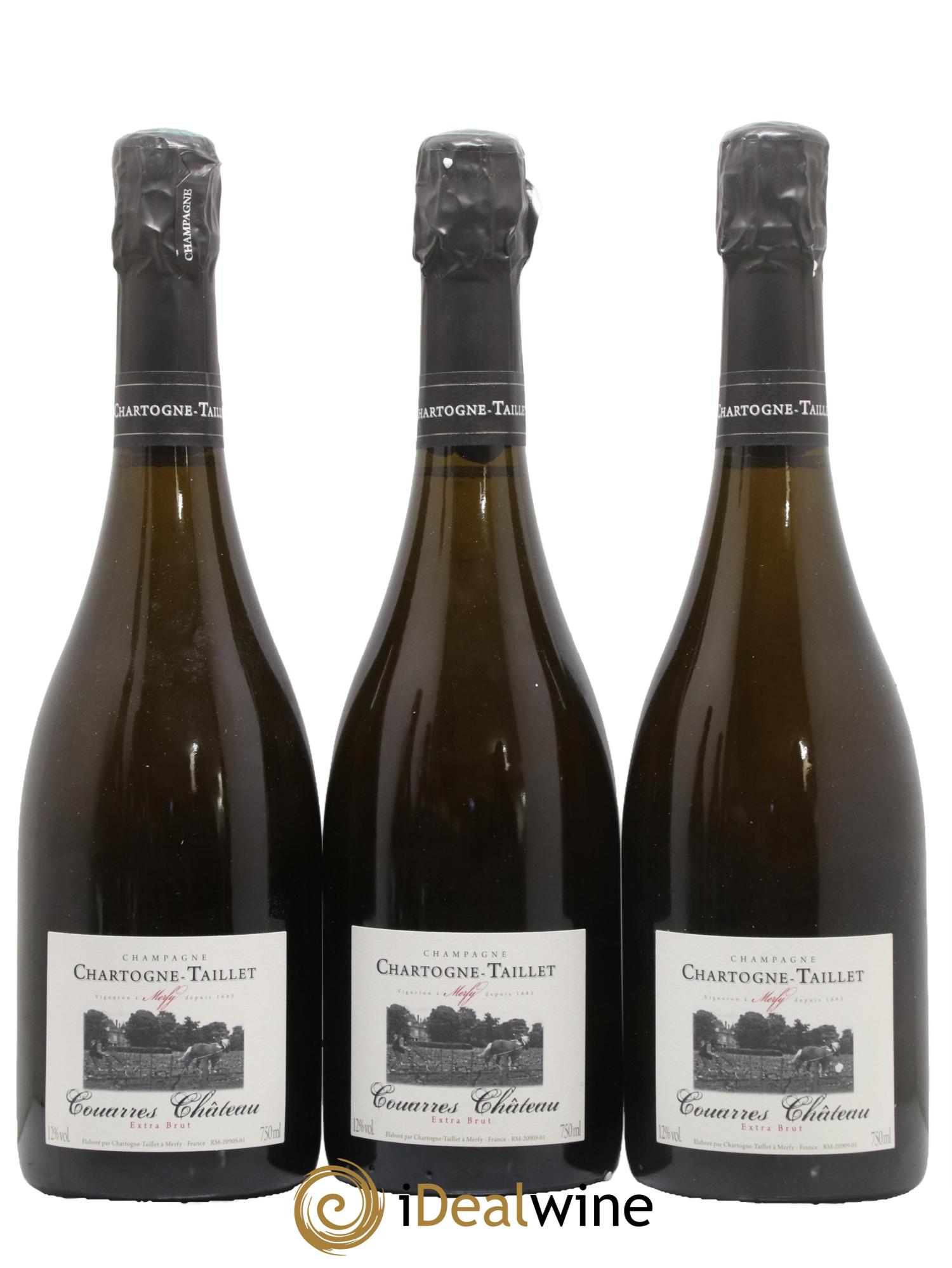 Les Couarres Château Extra-Brut Chartogne-Taillet 2012 - Lot de 3 bouteilles - 0
