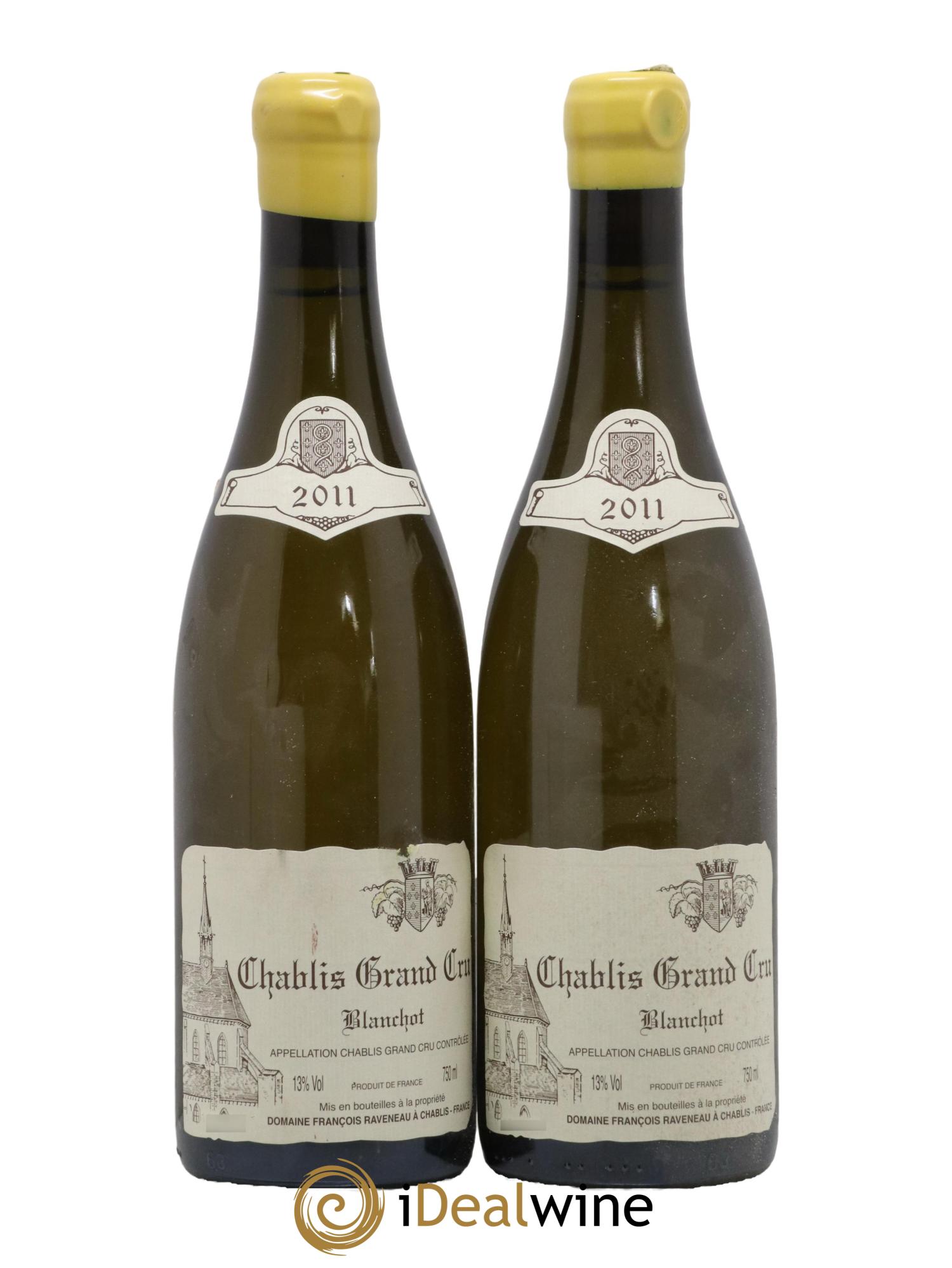 Chablis Grand Cru Blanchot Raveneau (Domaine) 2011 - Lot de 2 bouteilles - 0