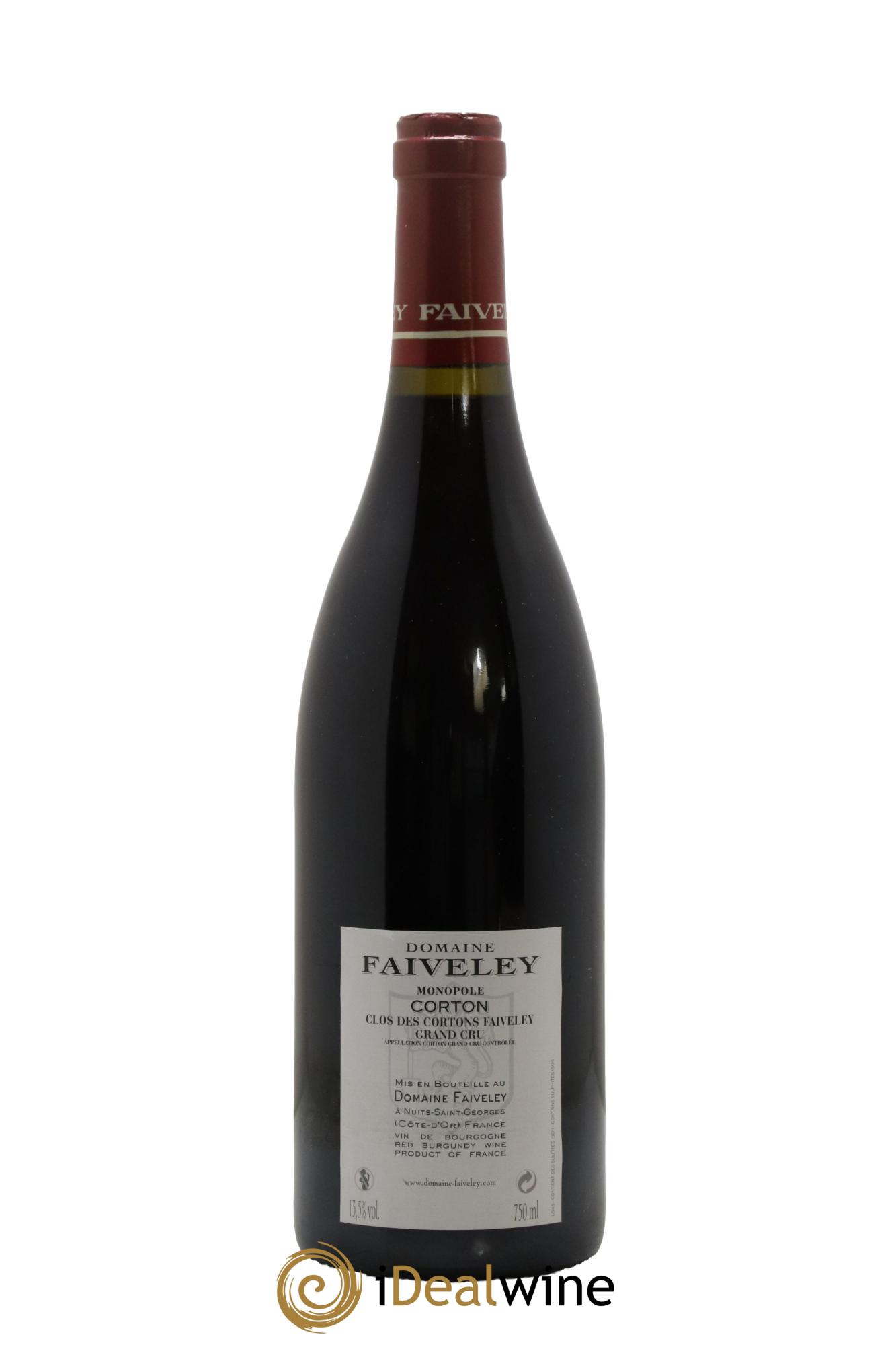 Corton Grand Cru Clos des Cortons Faiveley  2012 - Lotto di 1 bottiglia - 1