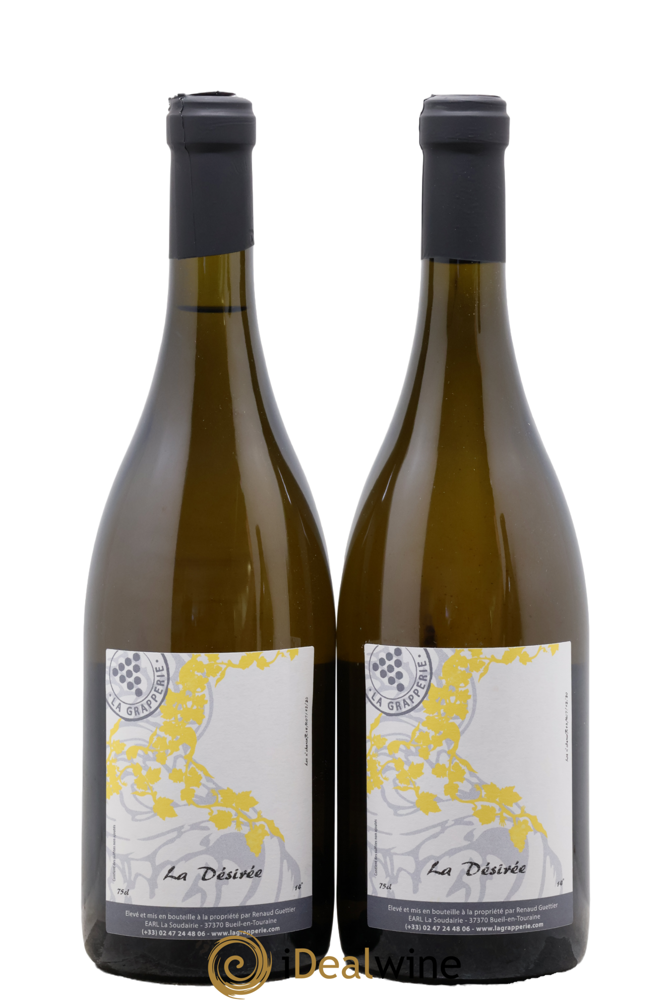 Vin de France La Désirée La Grapperie 2018 - Lot of 2 bottles - 0