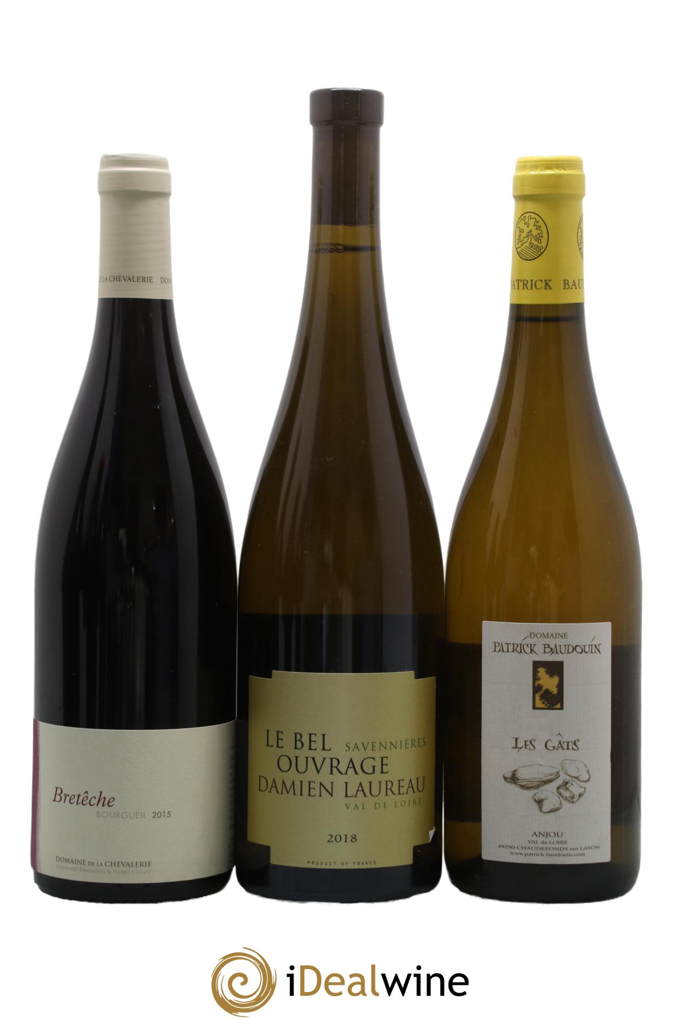 Assortiment de vins d'Anjou noir - Saumur - Bourgueil N°4 - Lot of 6 bottles - 1