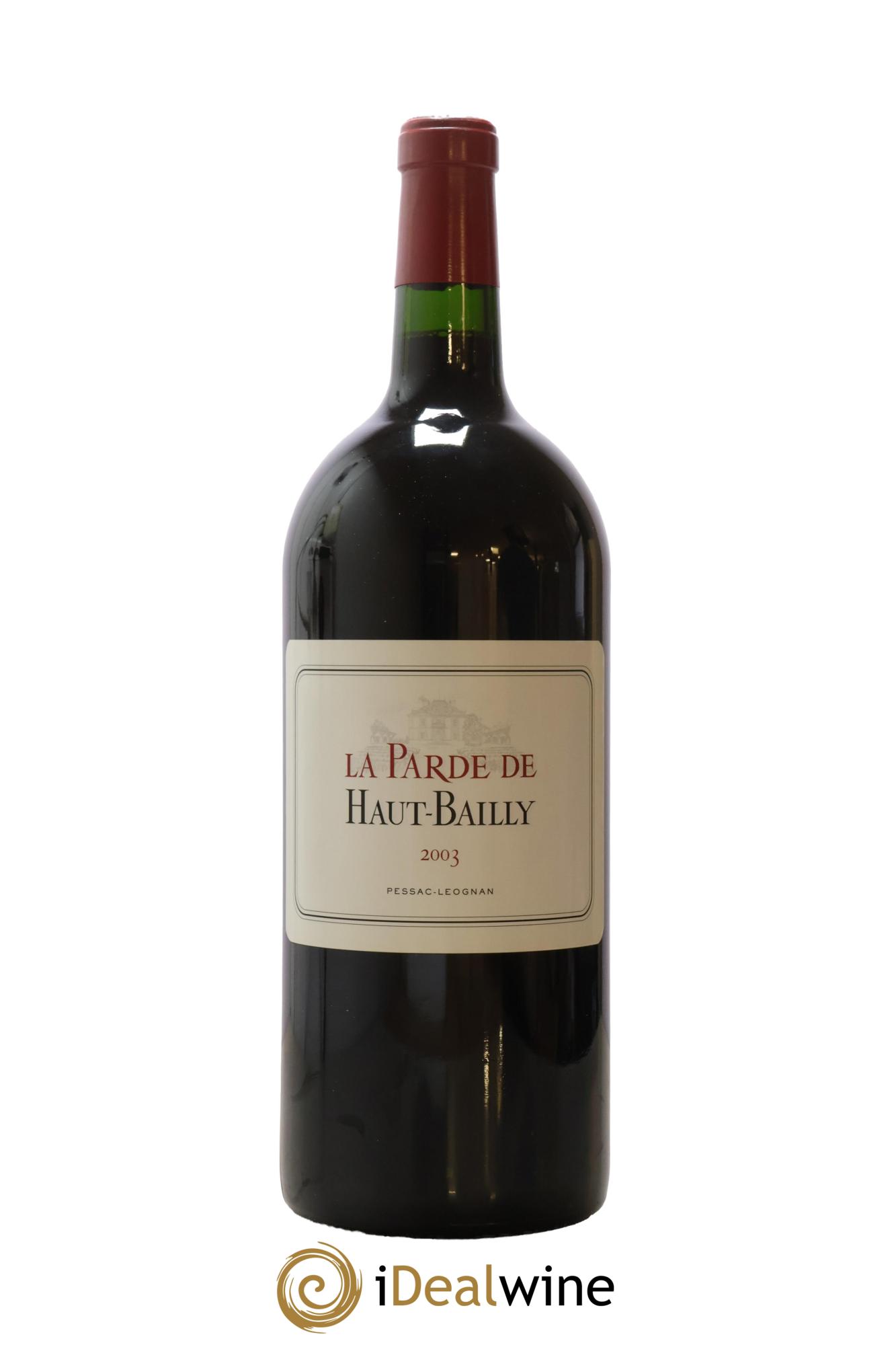 Haut Bailly II (Anciennement La Parde de Haut-Bailly) Second Vin 2003 - Lot de 1 double magnum - 0