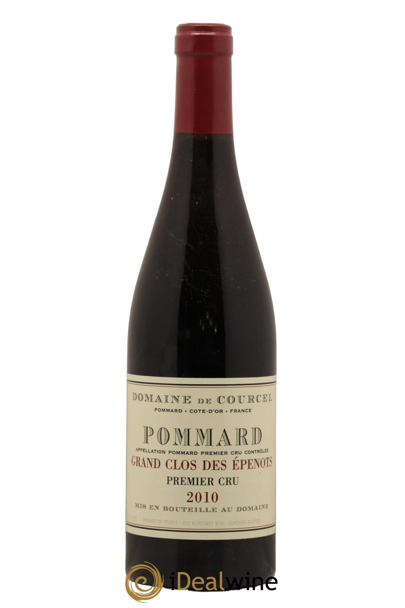 Pommard 1er Cru Grand Clos des Epenots de Courcel (Domaine) 2010 - Lot de 1 bouteille - 0