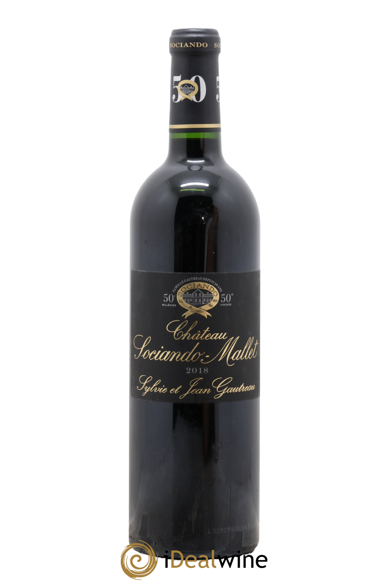 Château Sociando Mallet 2018 - Lot de 1 bouteille - 0