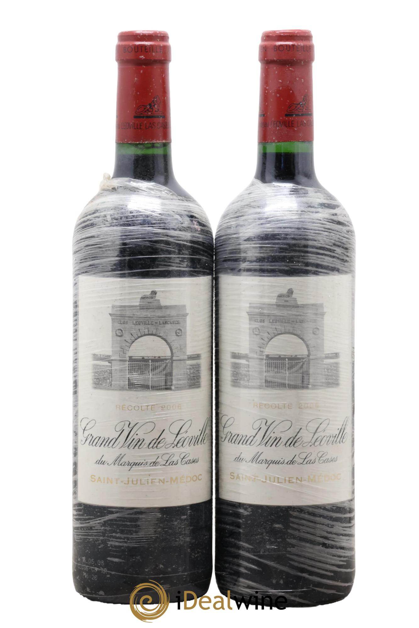 Château Léoville Las Cases 2ème Grand Cru Classé 2006 - Lot de 2 bouteilles - 0