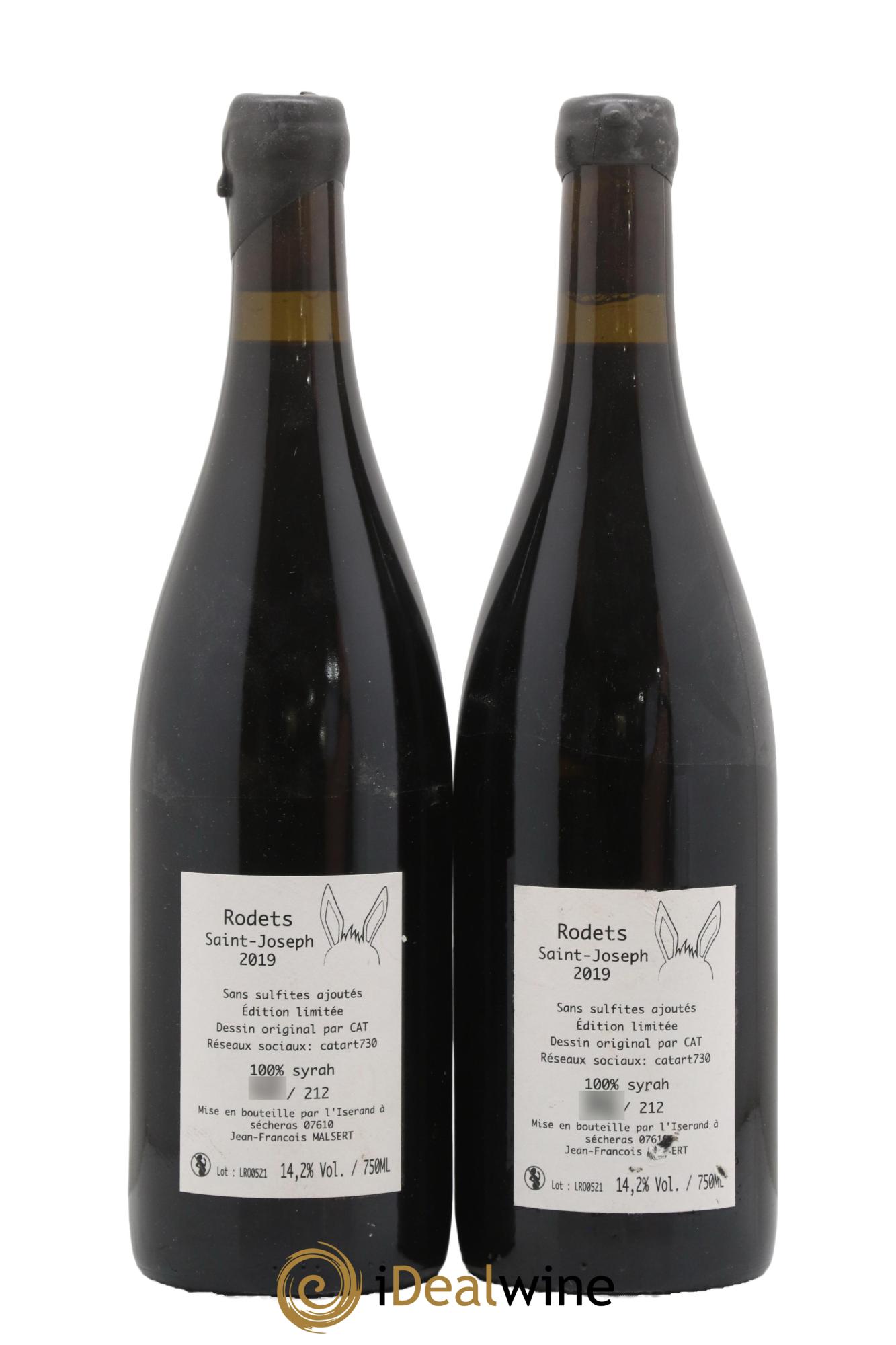 Saint-Joseph Rodets Domaine De L'Iserand 2019 - Lot de 2 bouteilles - 1