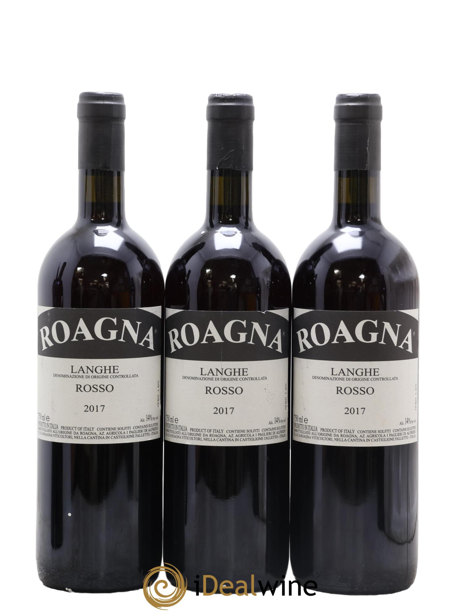 Langhe DOC Rosso Roagna 2017 - Lotto di 3 bottiglie - 0