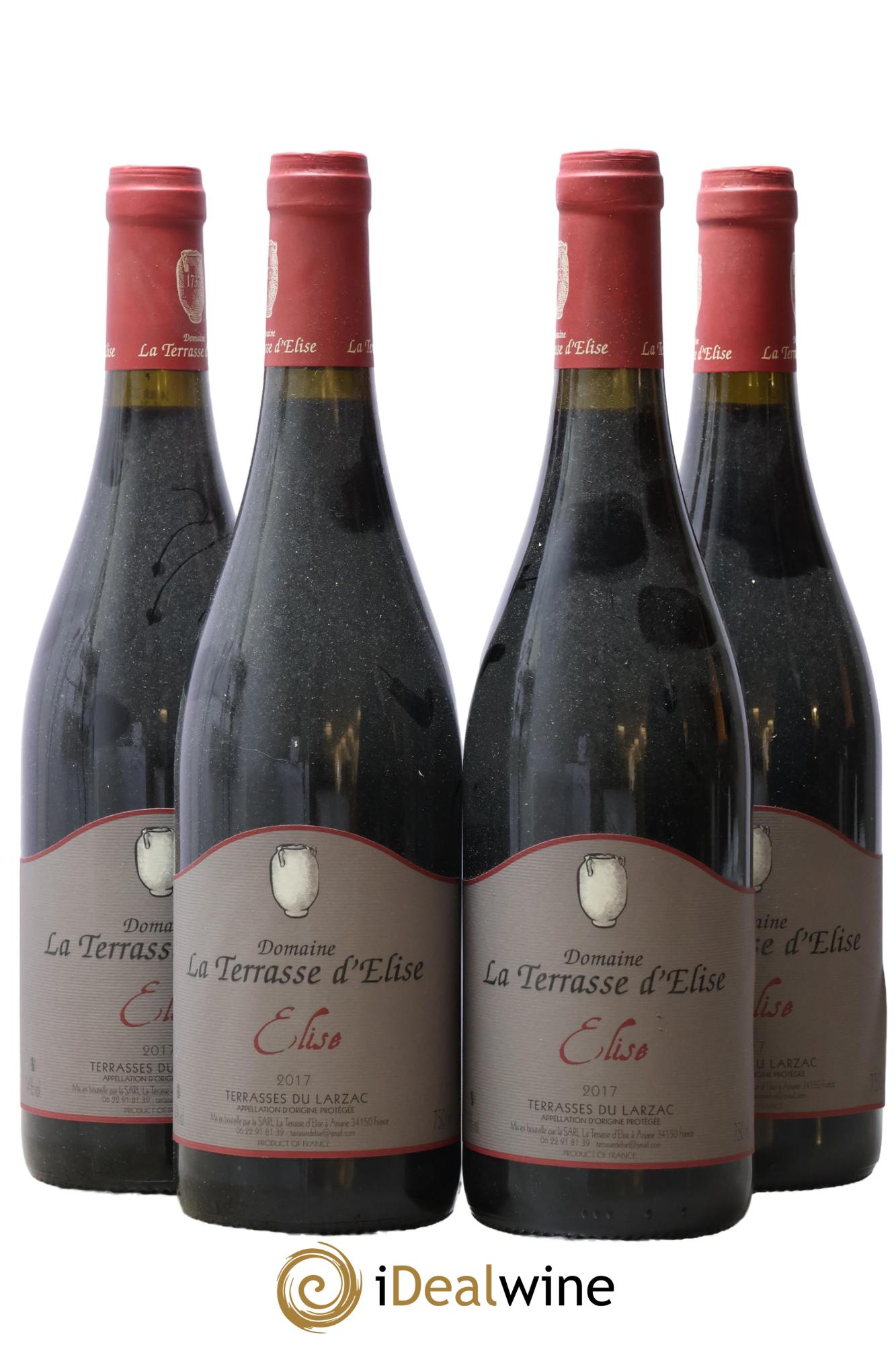 Pays d'Hérault Elise Terrasse d'Elise (Domaine de la) 2017 - Lot de 4 bouteilles - 0