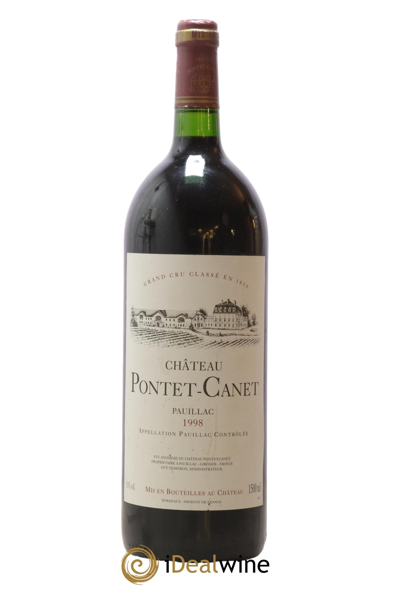 Château Pontet Canet 5ème Grand Cru Classé 1998 - Lotto di 1 magnum - 0