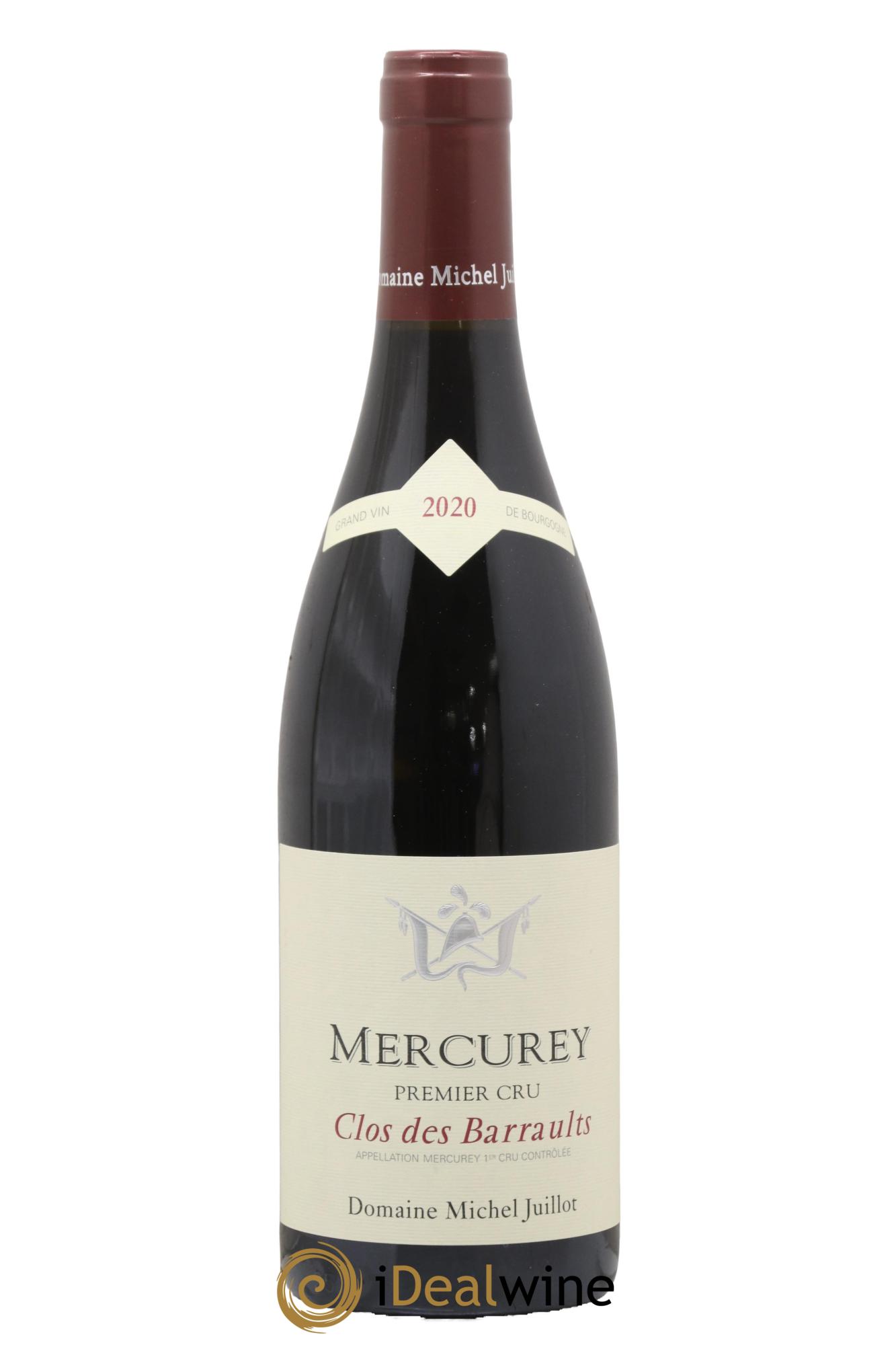 Mercurey 1er Cru Clos des Barraults Michel Juillot (Domaine) 2020 - Lot de 1 bouteille - 0