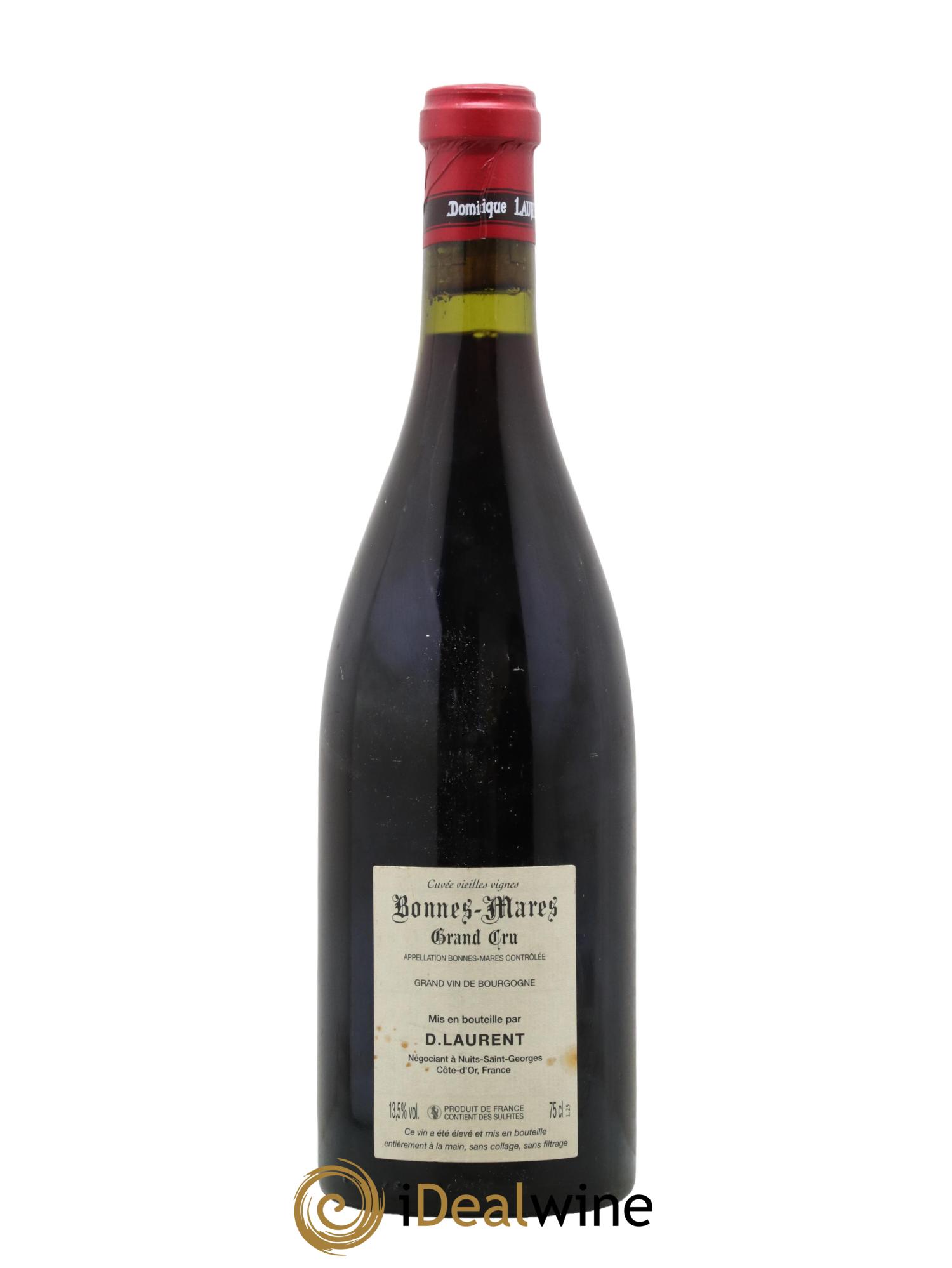 Bonnes-Mares Grand Cru Grande Cuvée Vieilles Vignes Dominique Laurent 2005 - Lot de 1 bouteille - 1
