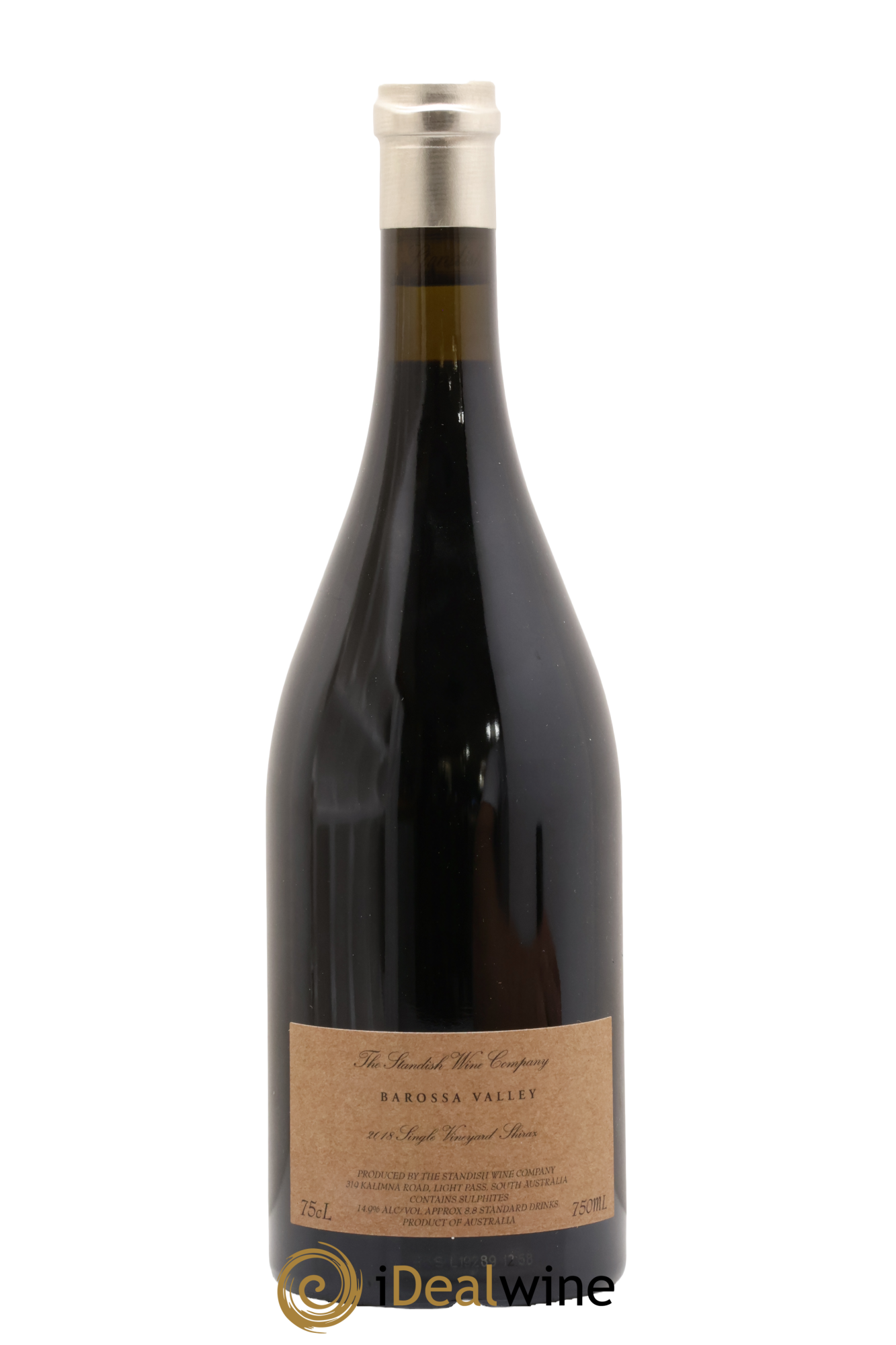 Barossa Valley The Standish Shiraz The Standish Wine Company 2018 - Lot de 1 bouteille - 1