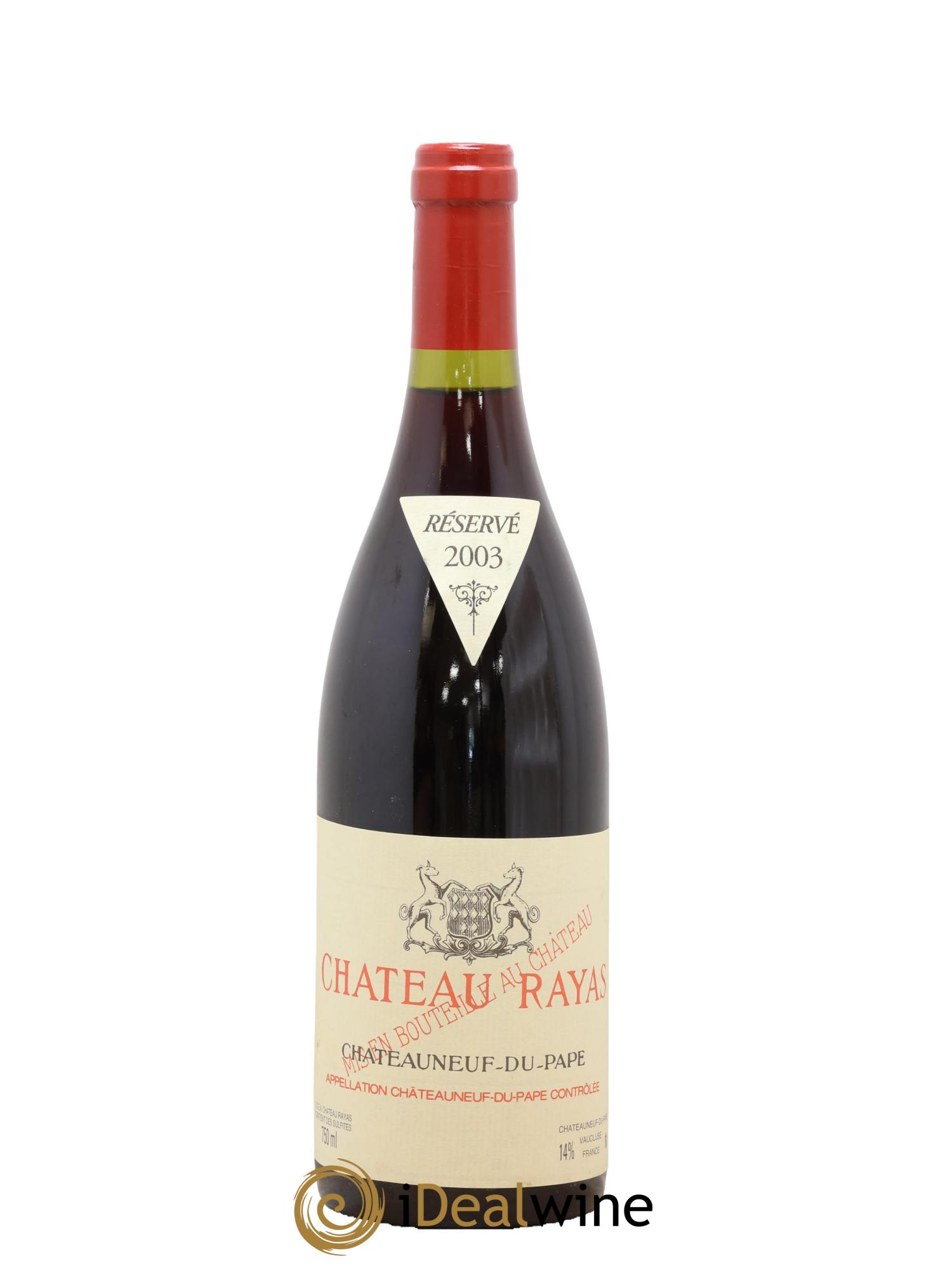 Châteauneuf-du-Pape Château Rayas Emmanuel Reynaud 2003 - Lot of 1 bottle - 0