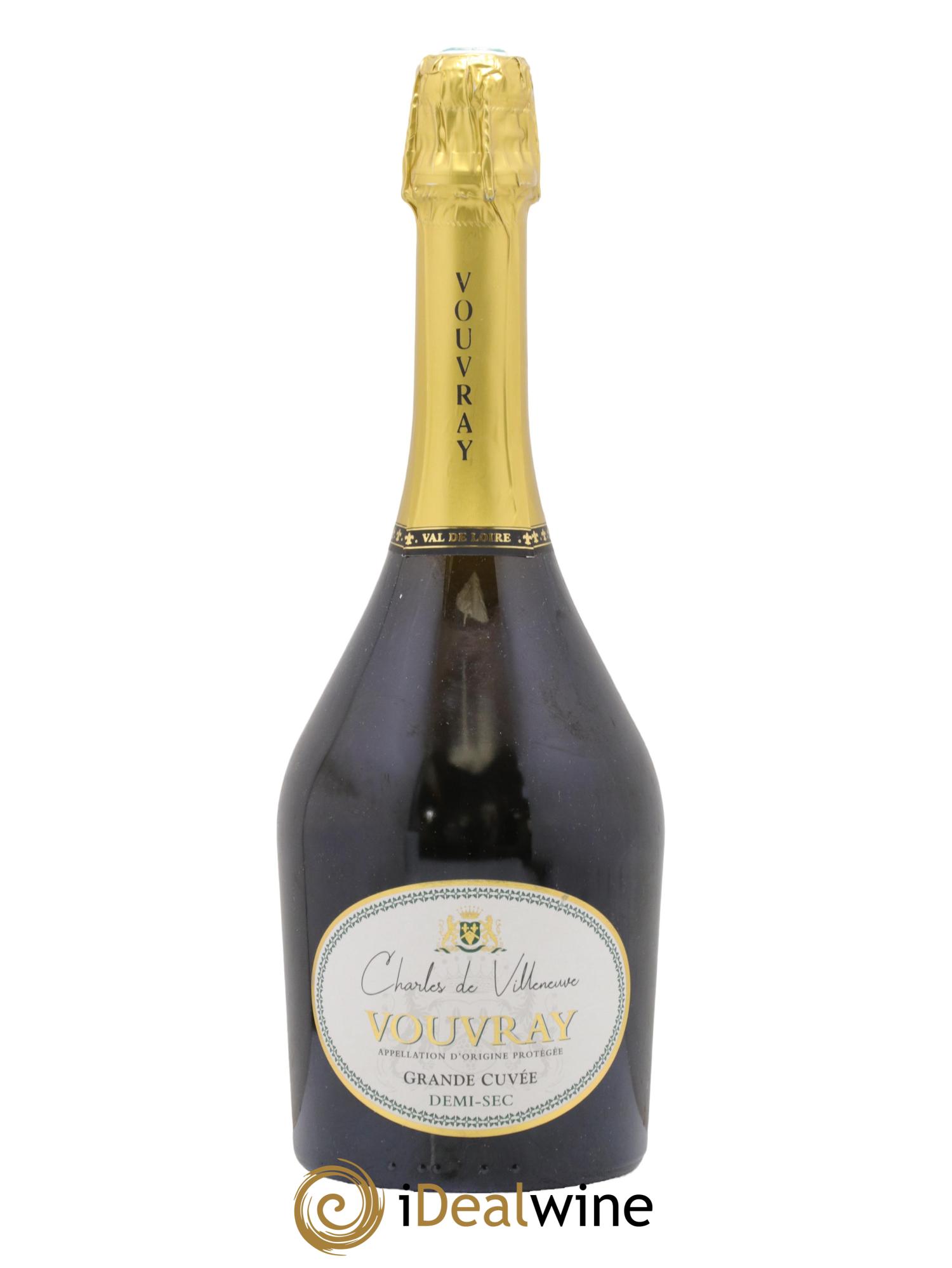 Vouvray Grande Cuvee Demi Sec Charles De Villeneuve - Lot de 1 bouteille - 0