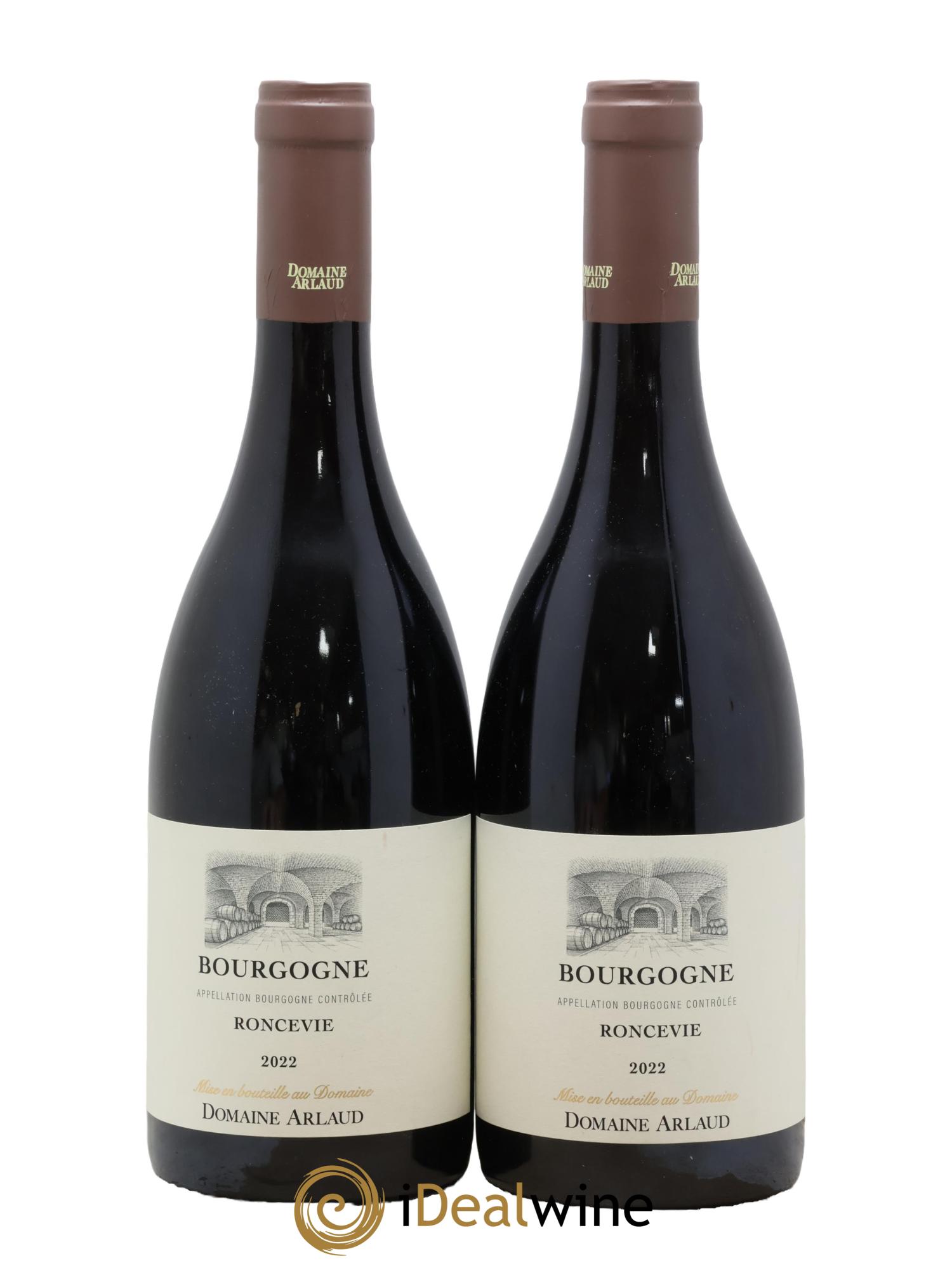Bourgogne Roncevie Arlaud 2022 - Lot de 2 bouteilles - 0