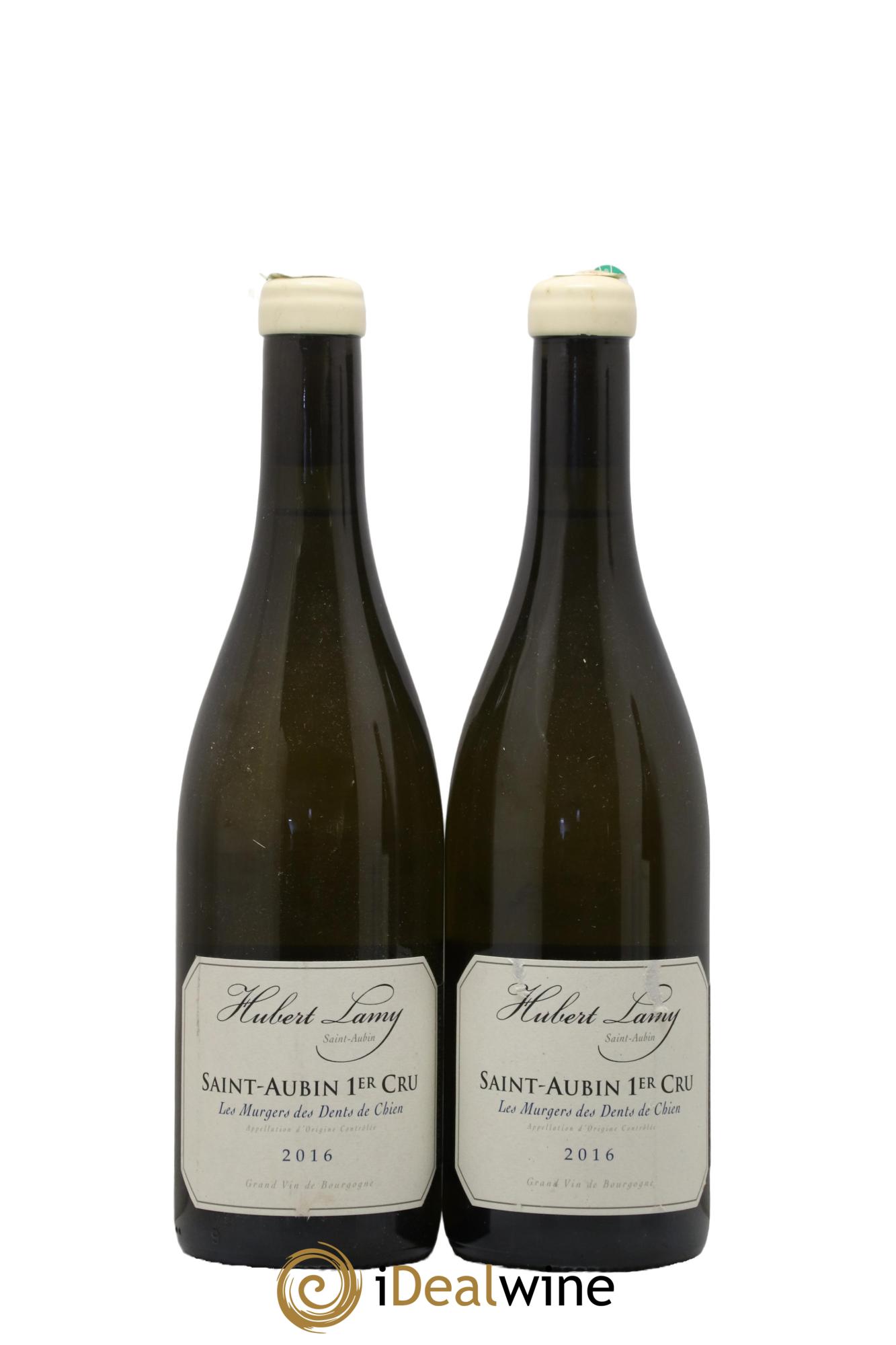 Saint-Aubin 1er Cru Les Murgers des Dents de Chien Hubert Lamy 2016 - Lot de 2 bouteilles - 0