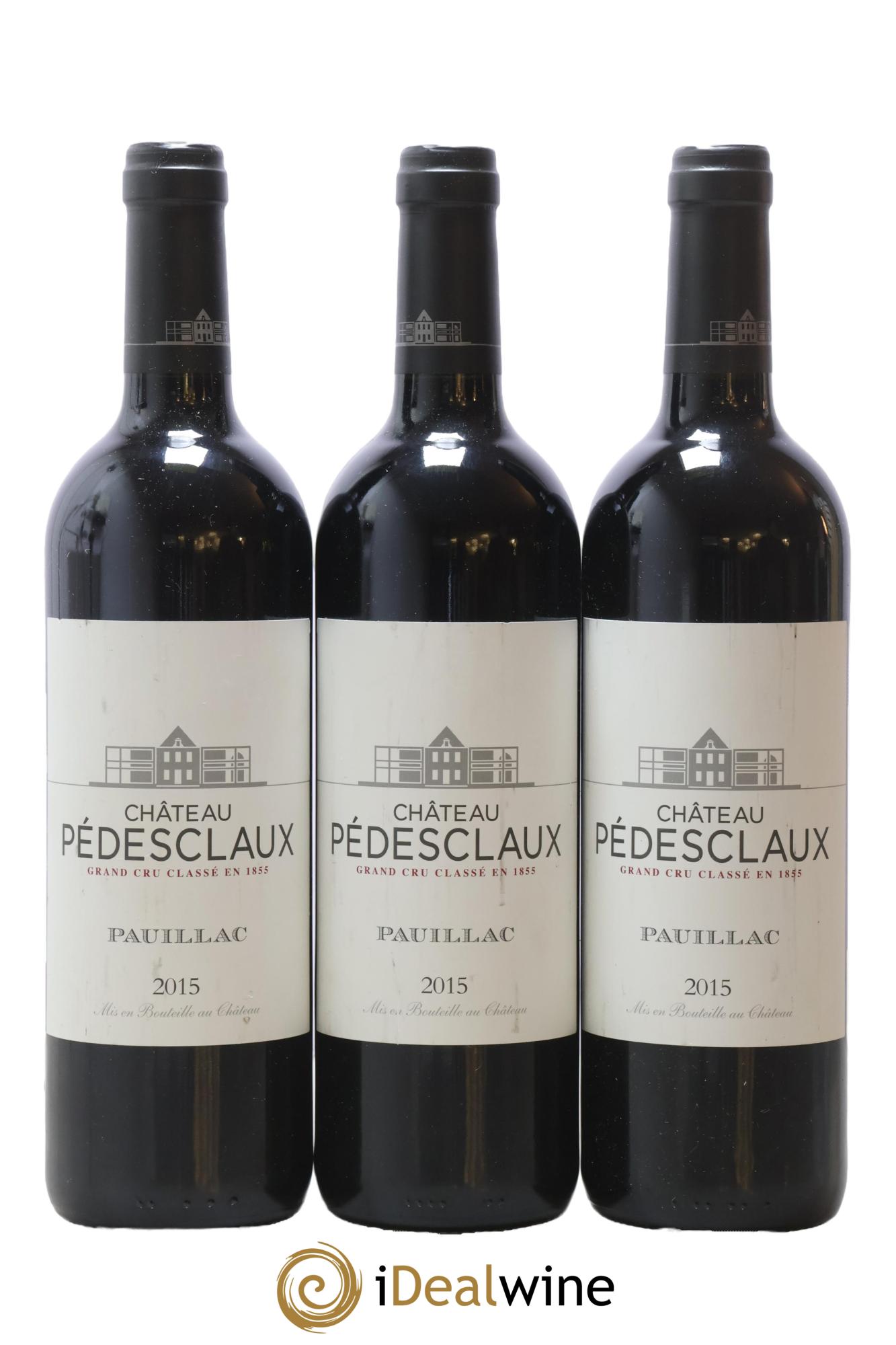 Château Pedesclaux 5ème Grand Cru Classé 2015 - Lot de 3 bouteilles - 0