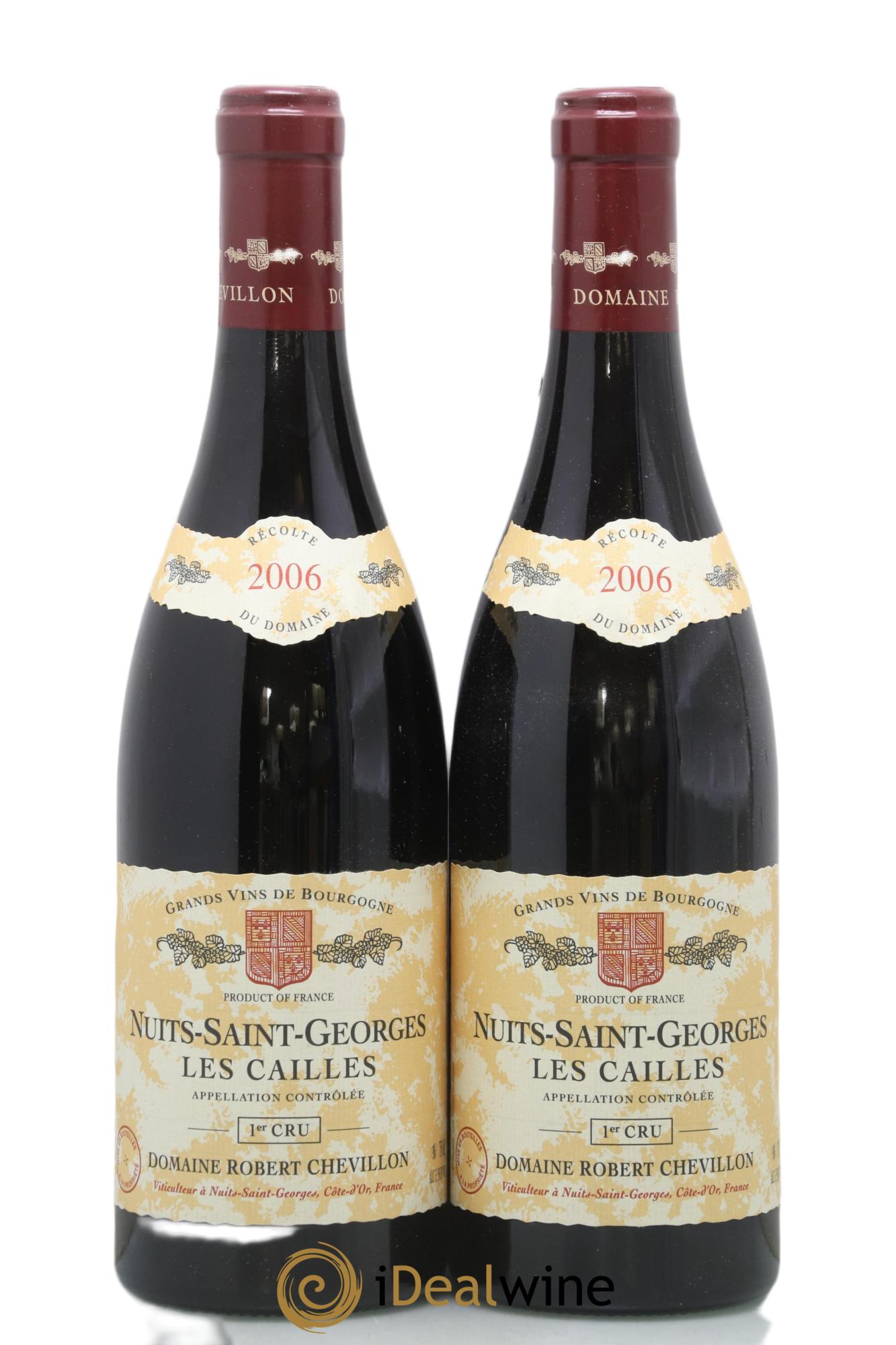 Nuits-Saint-Georges 1er Cru Les Cailles Robert Chevillon 2006 - Lotto di 2 bottiglie - 0