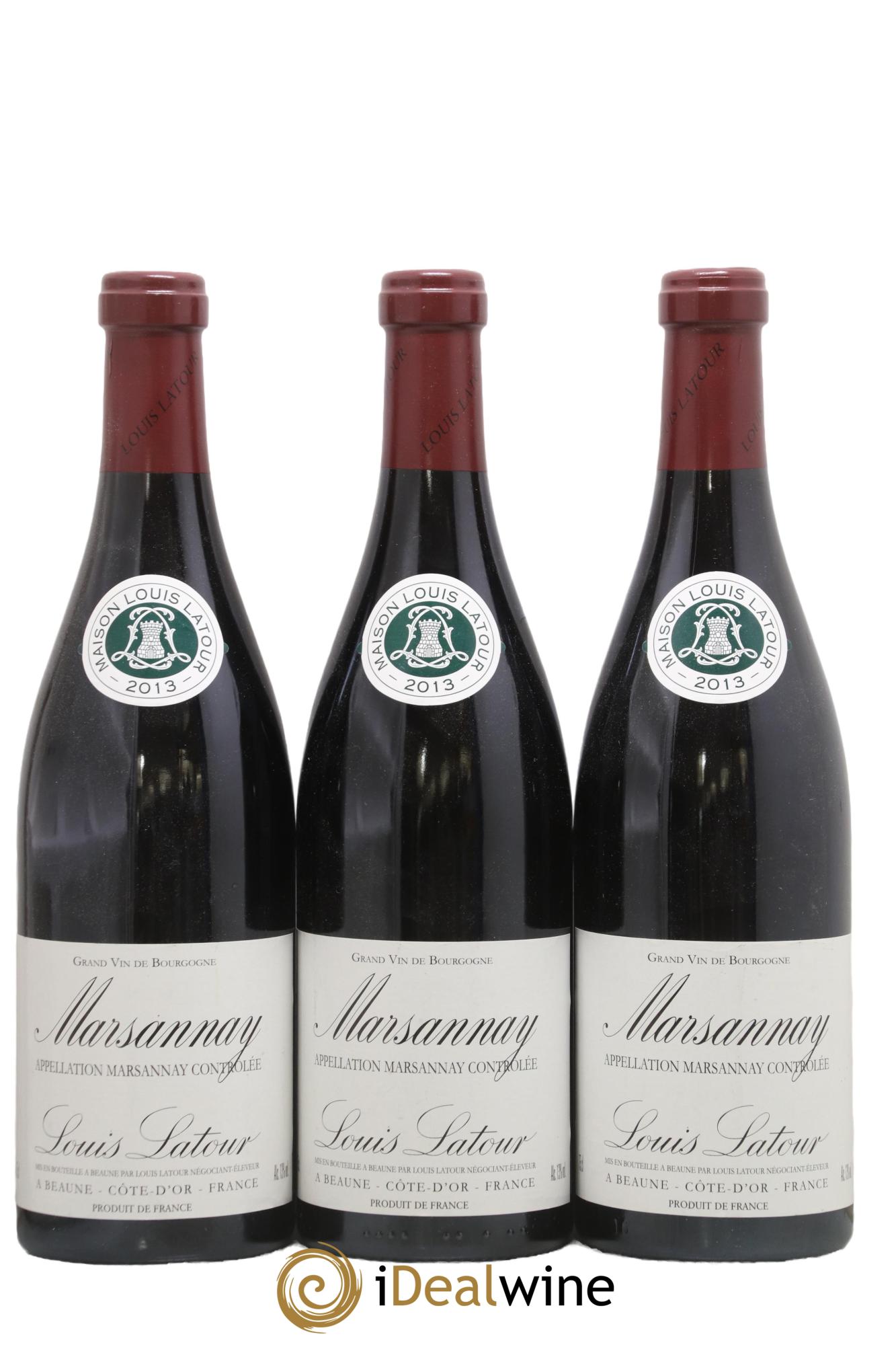Marsannay Louis Latour 2013 - Lot de 3 bouteilles - 0
