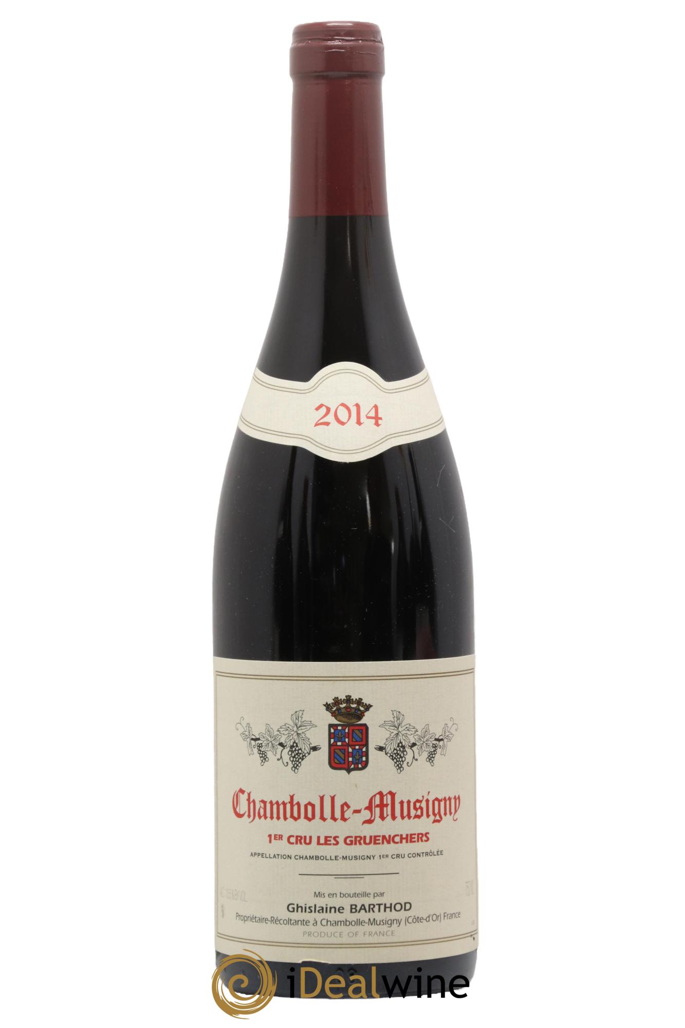 Chambolle-Musigny 1er Cru Les Gruenchers Ghislaine Barthod 2014 - Lot of 1 bottle - 0