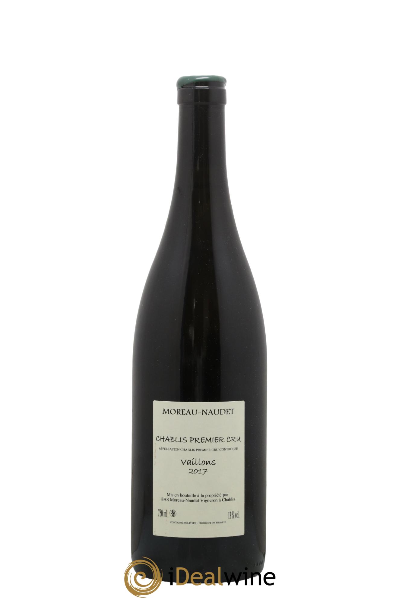 Chablis 1er Cru Vaillons Moreau-Naudet 2017 - Lot de 1 bouteille - 1