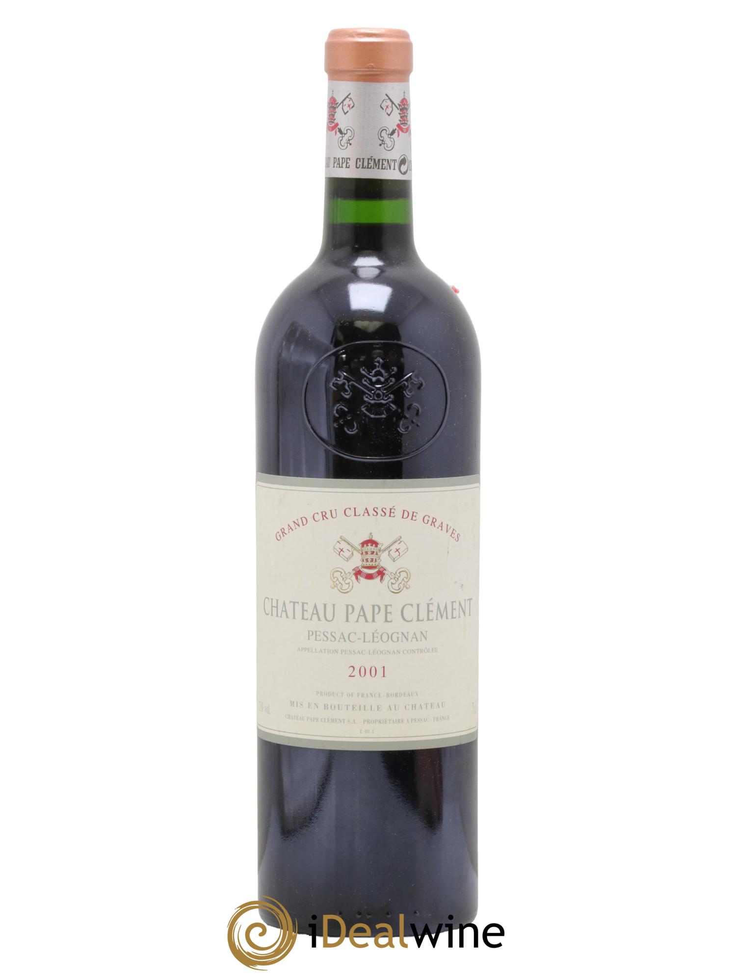 Château Pape Clément Cru Classé de Graves 2001 - Lotto di 1 bottiglia - 0