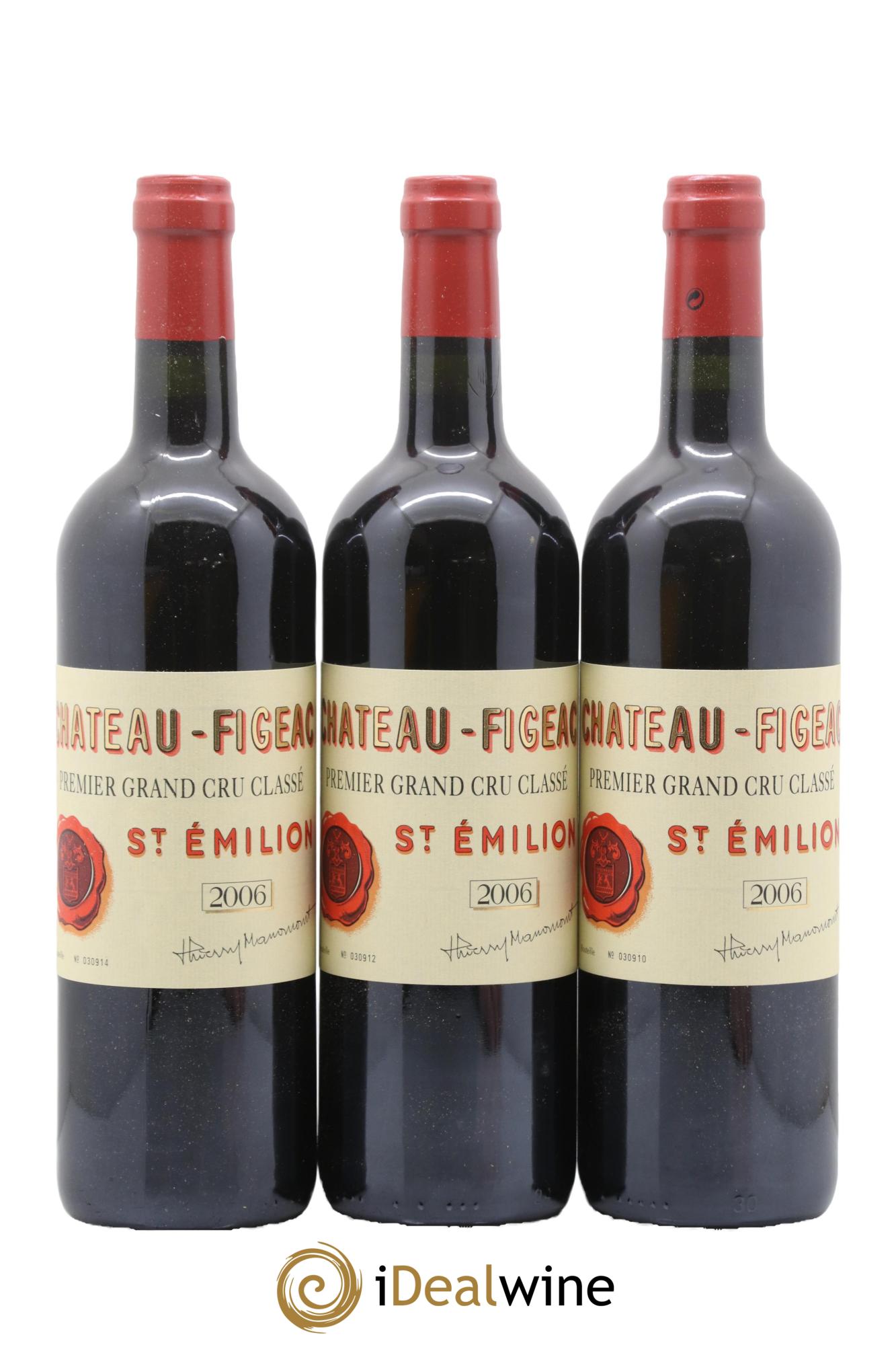 Château Figeac 1er Grand Cru Classé A 2006 - Posten von 12 Flaschen - 3