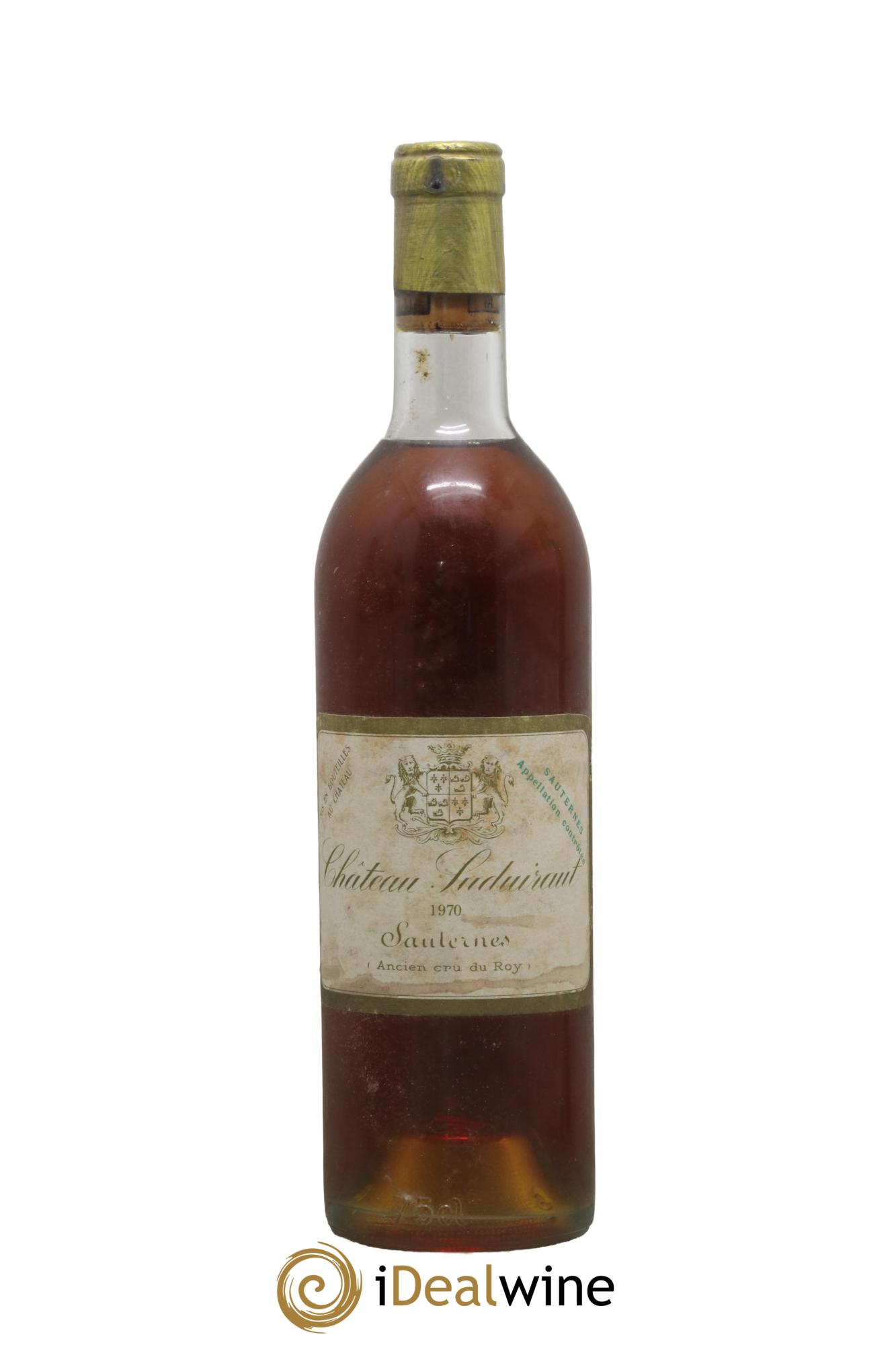 Château Suduiraut 1er Grand Cru Classé 1970 - Lot de 1 bouteille - 0
