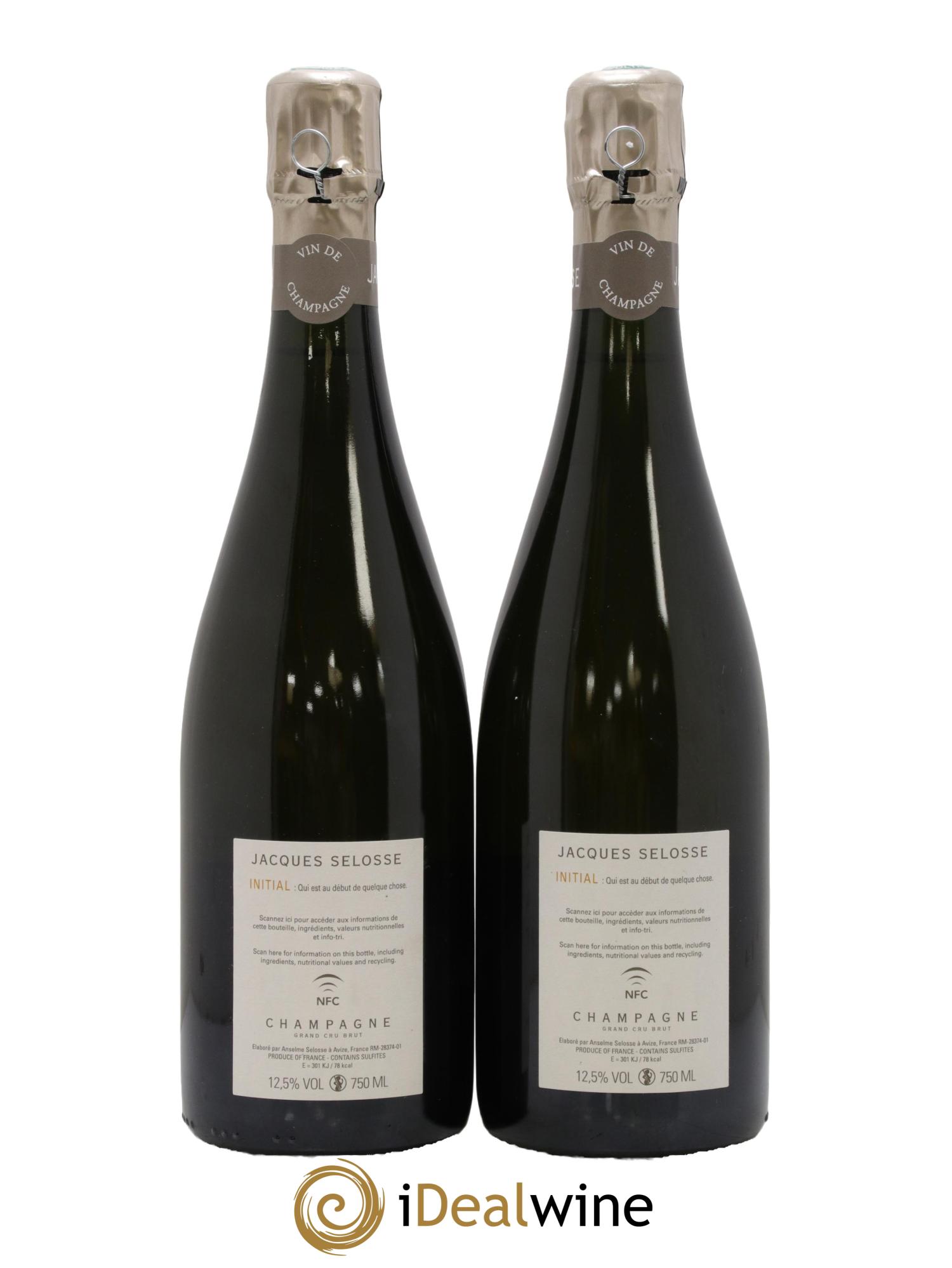 Initial Brut Jacques Selosse - Lot of 2 bottles - 1
