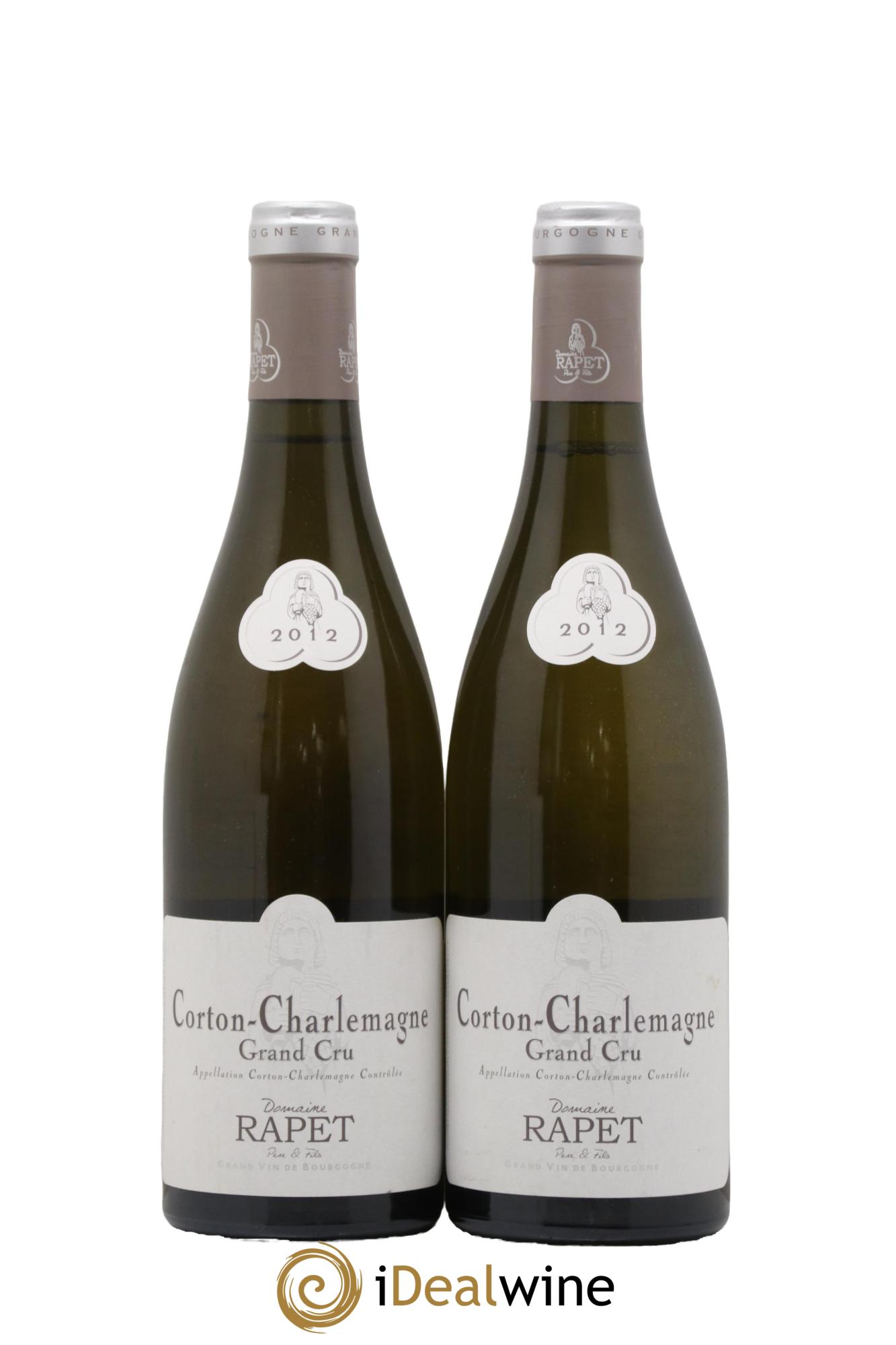 Corton-Charlemagne Grand Cru Rapet Père & Fils 2012 - Lotto di 2 bottiglie - 0
