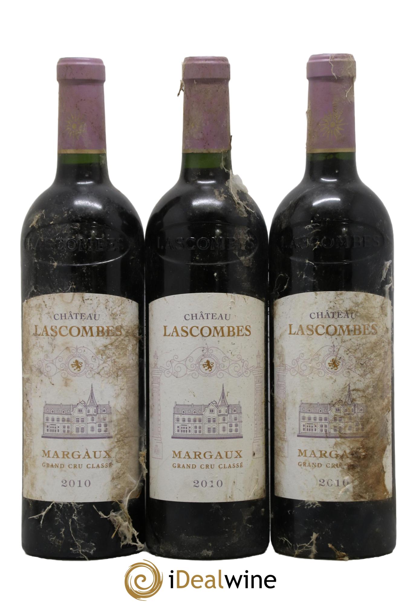 Château Lascombes 2ème Grand Cru Classé 2010 - Lot de 3 bouteilles - 0