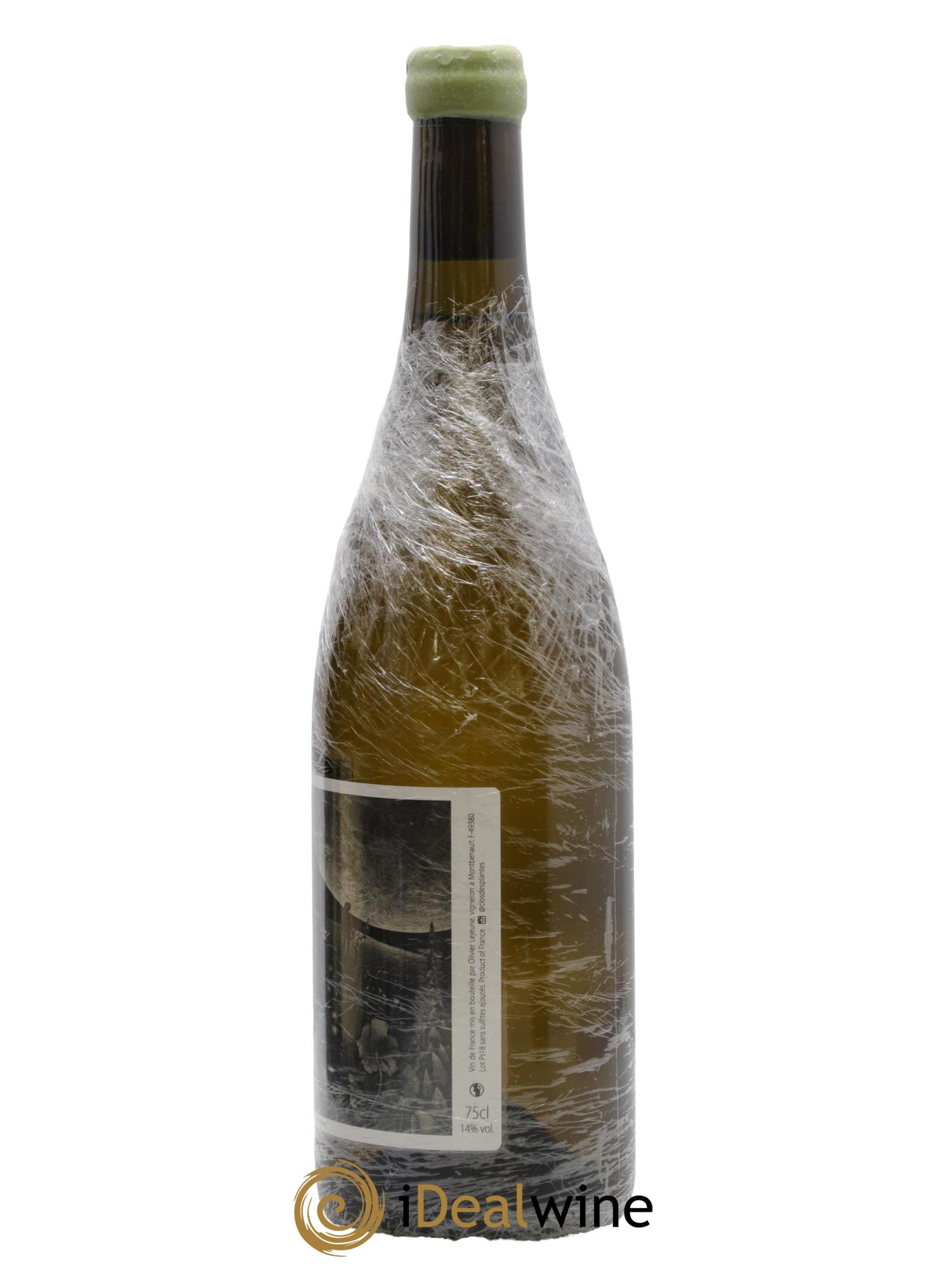 Vin de France Poiesis 24 mois d'élevage Clos des Plantes - Olivier Lejeune 2018 - Lot of 1 bottle - 1