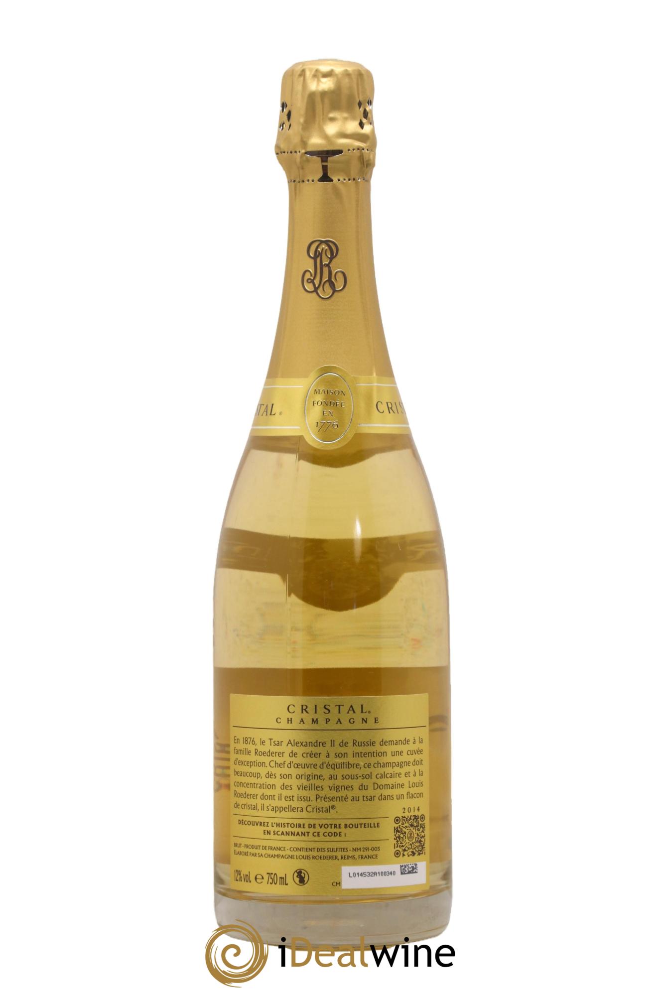 Cristal Louis Roederer 2014 - Lot de 1 bouteille - 1