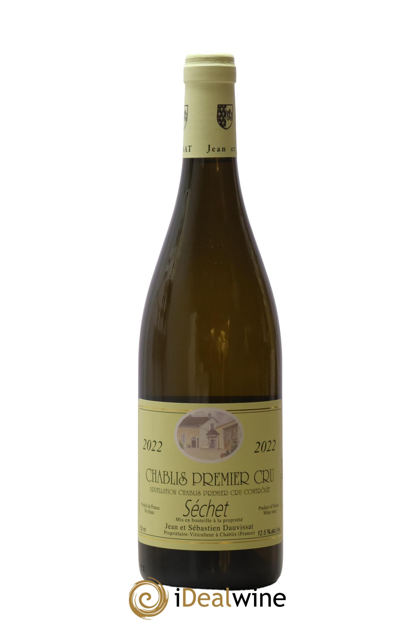 Chablis 1er Cru Séchet Jean & Sébastien Dauvissat 2022 - Posten von 1 Flasche - 0