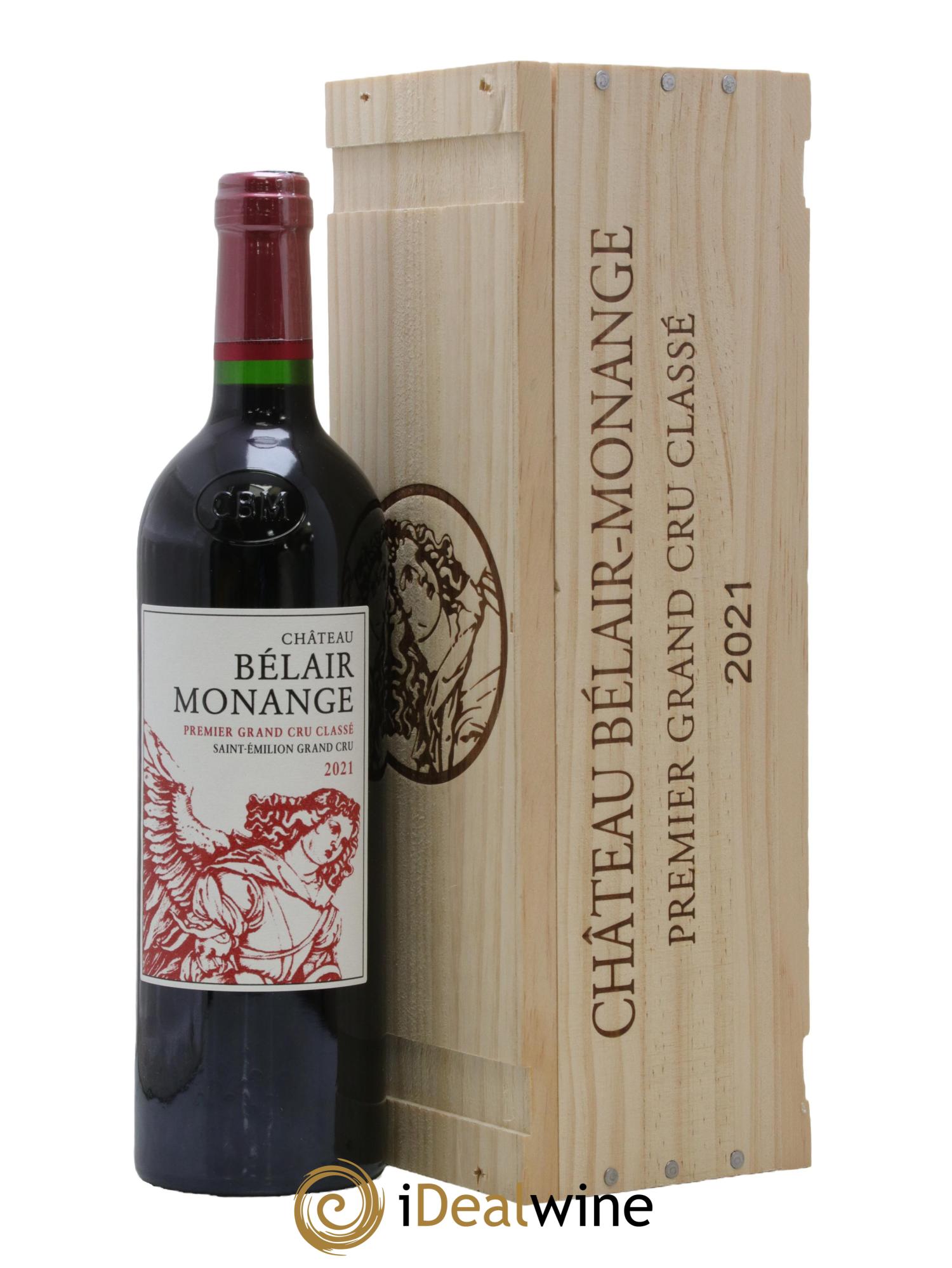 Château Belair (Belair-Monange) 1er Grand Cru Classé B 2021 - Lot de 1 bouteille - 0