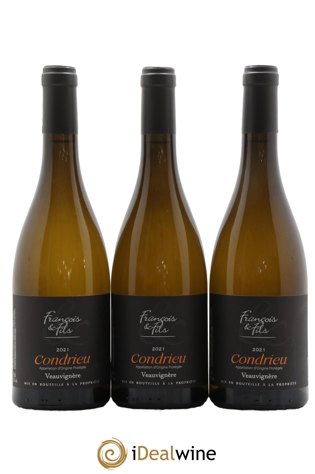 Condrieu Veauvignere Domaine François et Fils 2021 - Lot de 3 bouteilles - 0