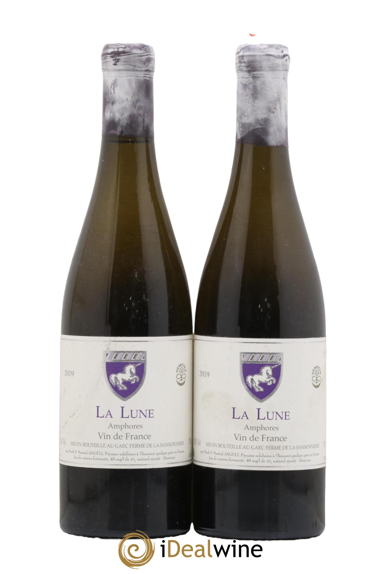Vin de France La Lune Amphores Mark Angeli (Domaine) - Ferme de la Sansonnière 2019 - Lot de 2 bouteilles - 0