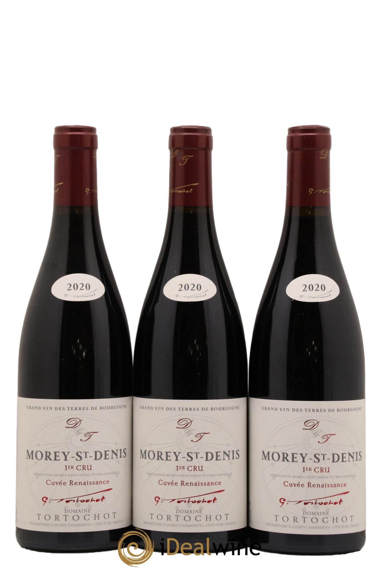 Morey-Saint-Denis 1er Cru Cuvée Renaissance Tortochot (Domaine) 2020 - Lot de 3 bouteilles - 0