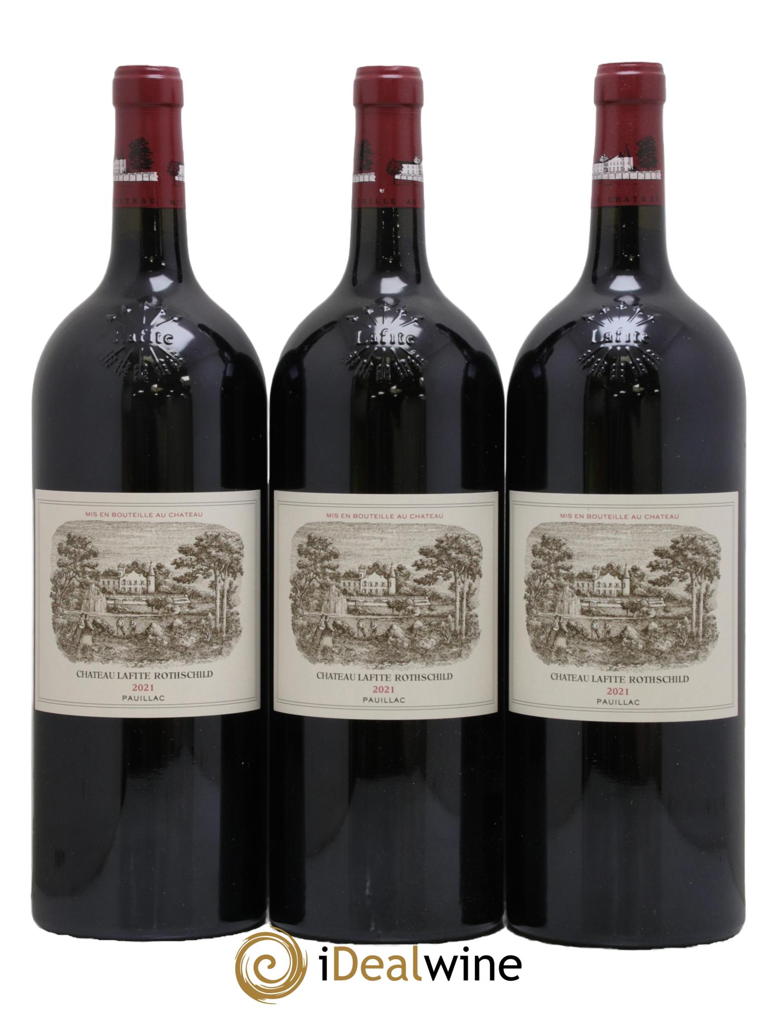 Château Lafite Rothschild 1er Grand Cru Classé 2021 - Lot de 3 magnums - 0