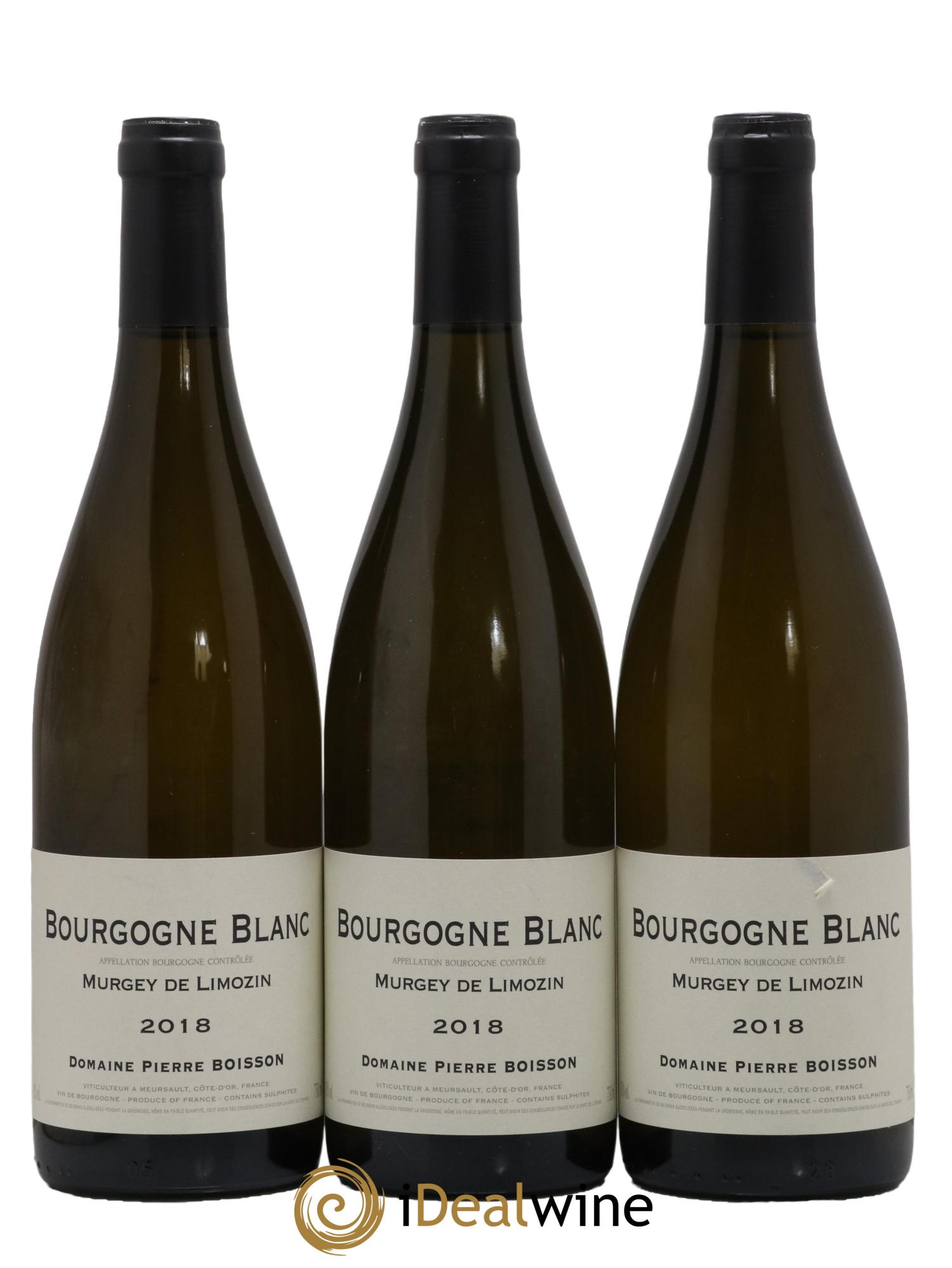 Bourgogne Murgey de Limozin Pierre Boisson (Domaine) 2018 - Lot de 3 bouteilles - 0
