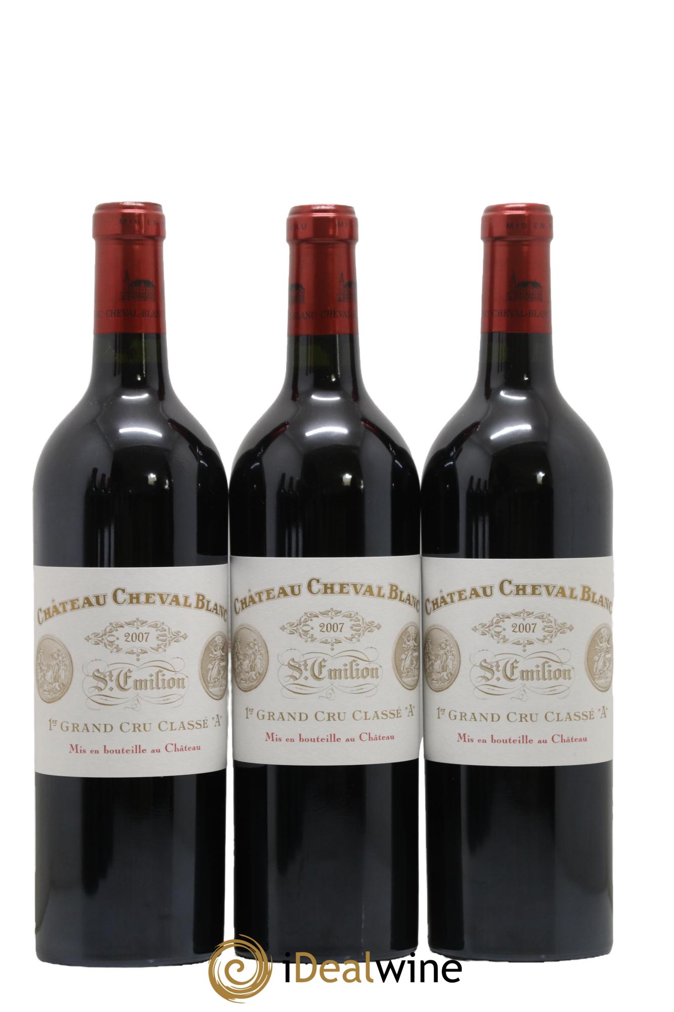 Château Cheval Blanc 1er Grand Cru Classé A 2007 - Lot de 6 bouteilles - 1