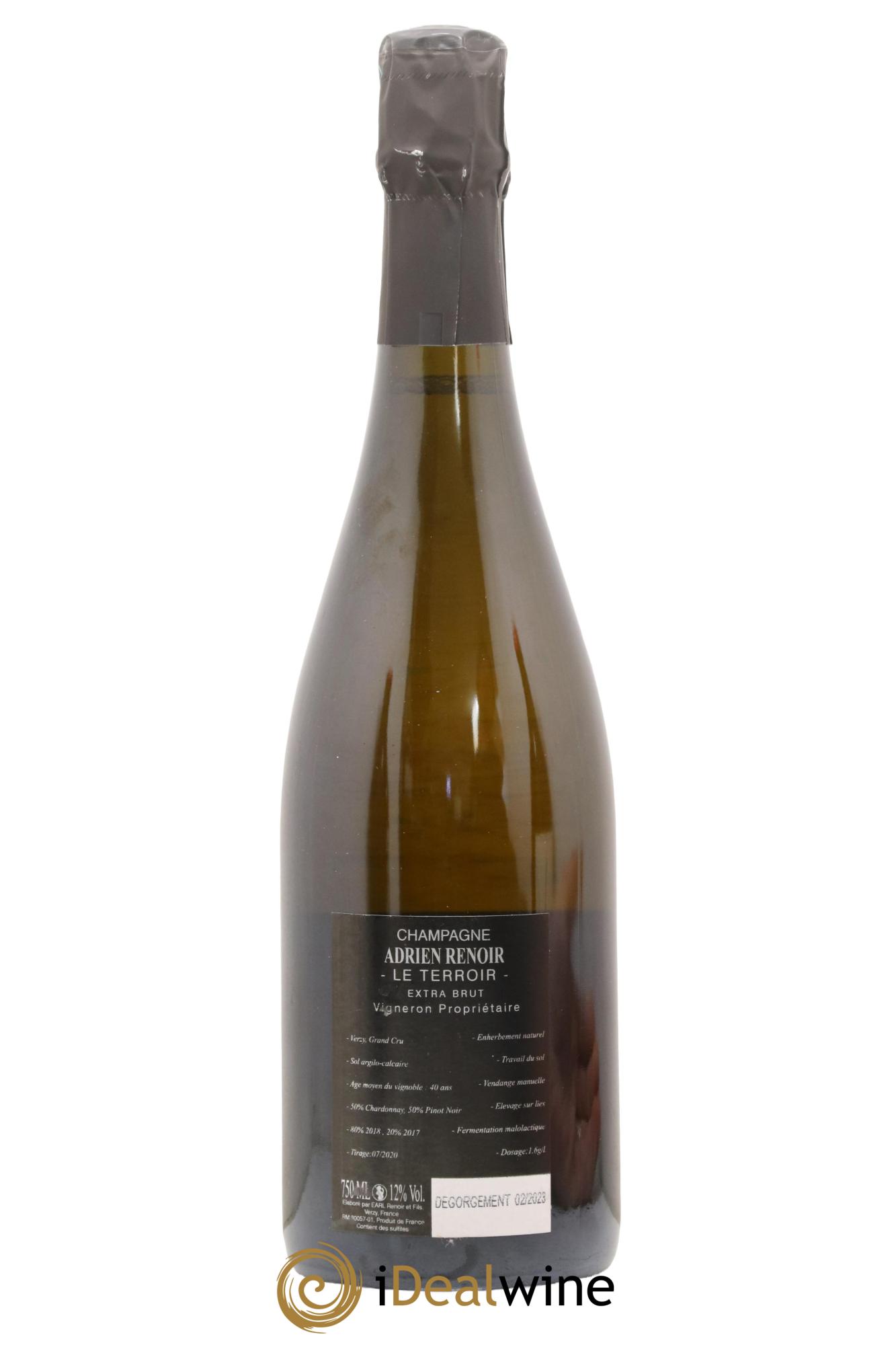 Le Terroir Grand Cru Extra-Brut Adrien Renoir - Lotto di 1 bottiglia - 1
