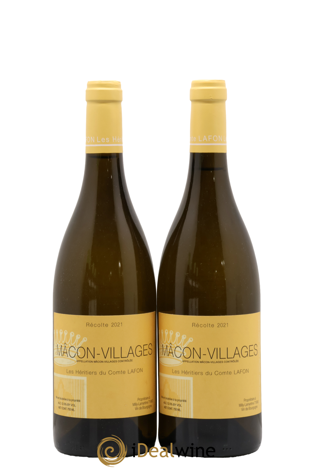 Mâcon-Villages Héritiers du Comte Lafon (Domaine des) 2021 - Lot de 2 bouteilles - 0